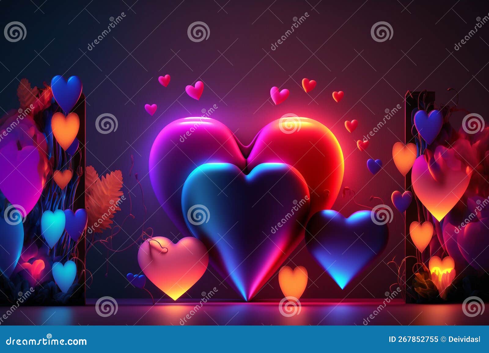 3d Render Abstract Neon Background Two Stock Illustration 1912093666   Shutterstock