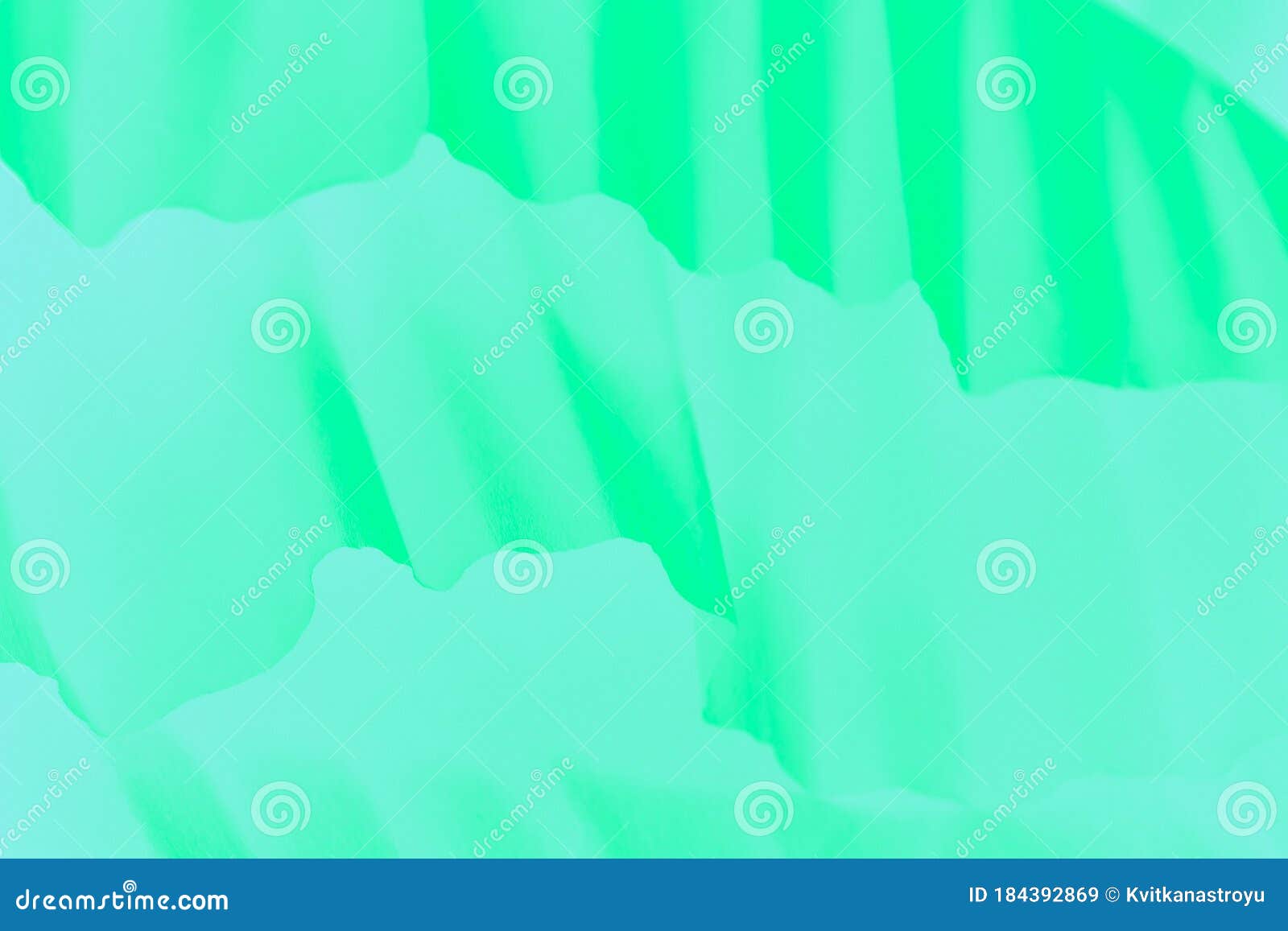 Neon Green Mint Abstract Gradient Background with Waves Stock Image