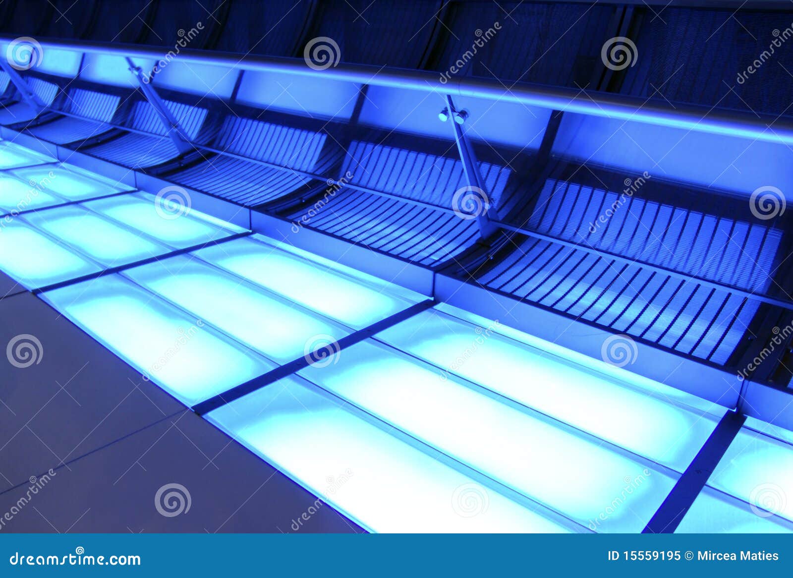 Neon Hallway stock image. Image of design, illuminated 15559195