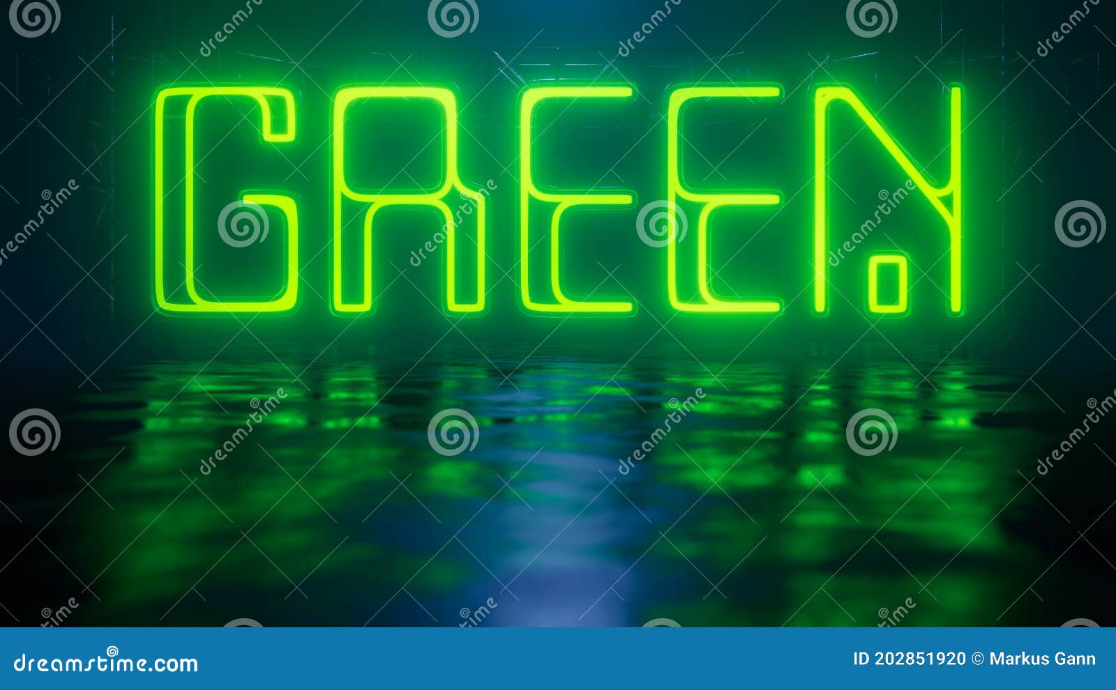 Neon light sign green stock illustration. Illustration of black 202851920