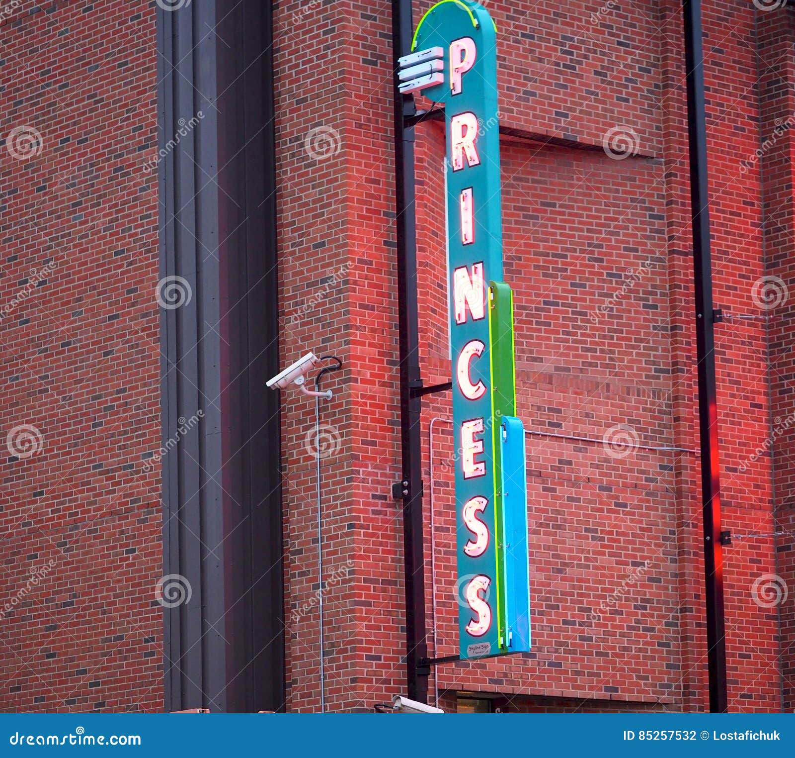Neon Light Signage in Edmonton Alberta Editorial Photography Image of