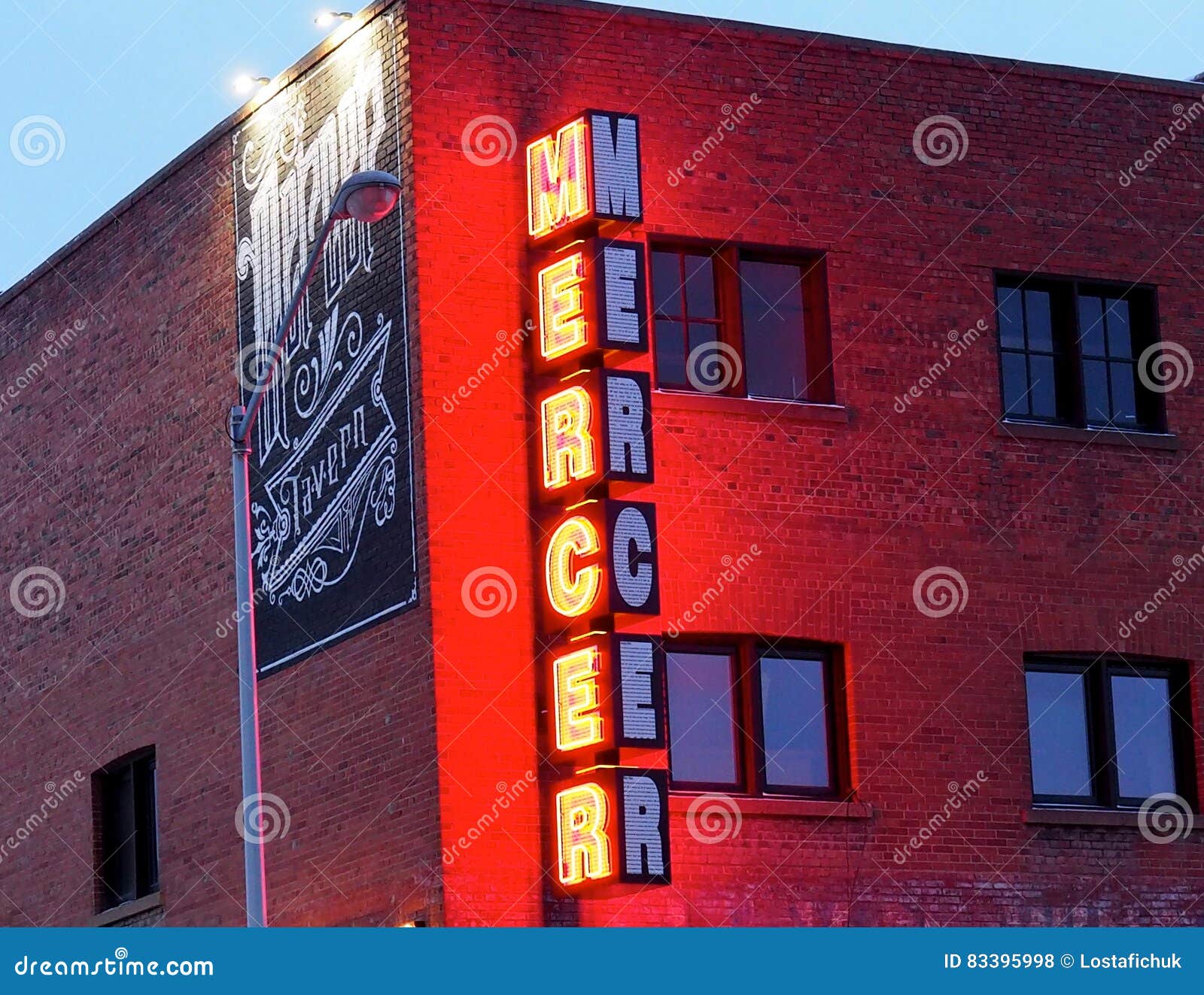 Neon Light Signage in Edmonton Alberta Editorial Stock Photo Image of