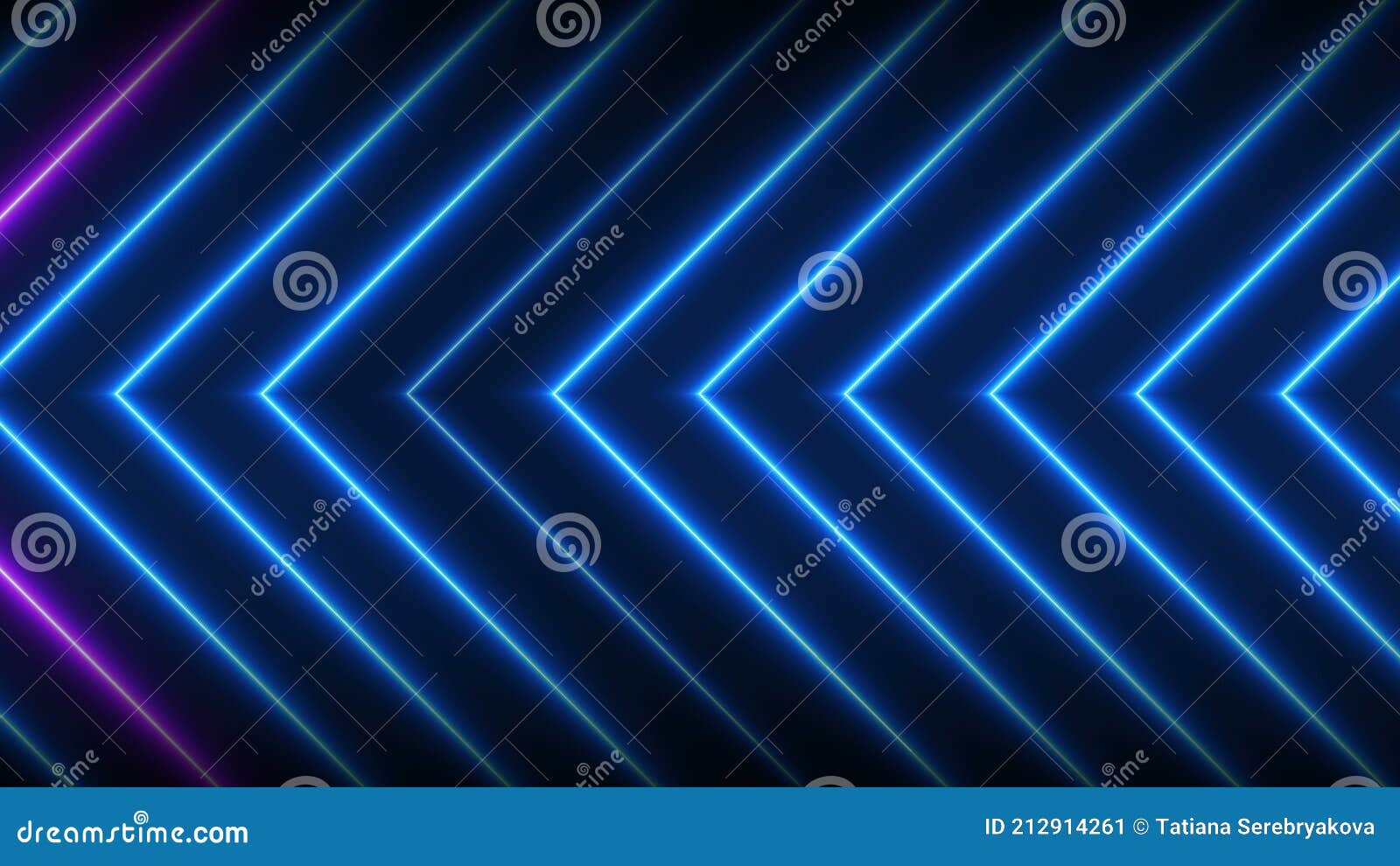 Neon Lights Shining Futuristic Trendy Seamless Loop Technology Motion Graphics Stock