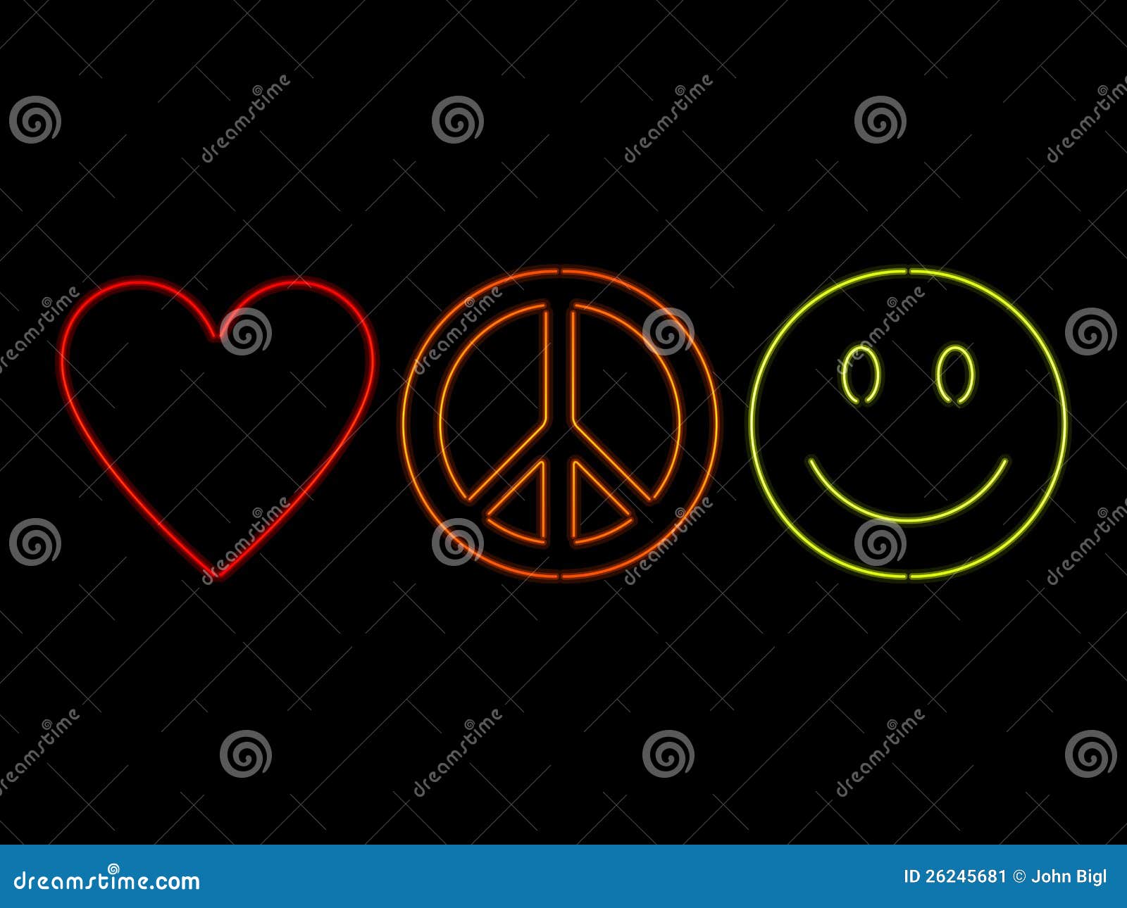 Neon Sign Of Chinese Hieroglyph Means Peace In Circle Frame With English  Alphabet Wish For Peace In Neon Style Stock Illustration - Download Image  Now - iStock