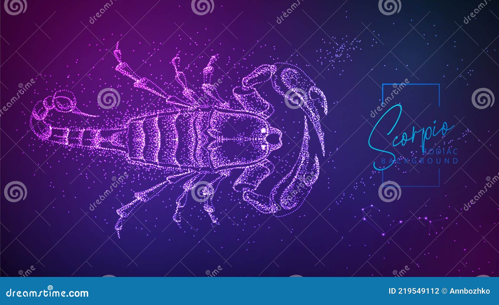Neon Modern Fluid Background with Astrology Scorpio Zodiac Sign. Stock  Vector - Illustration of fluid, future: 219549112
