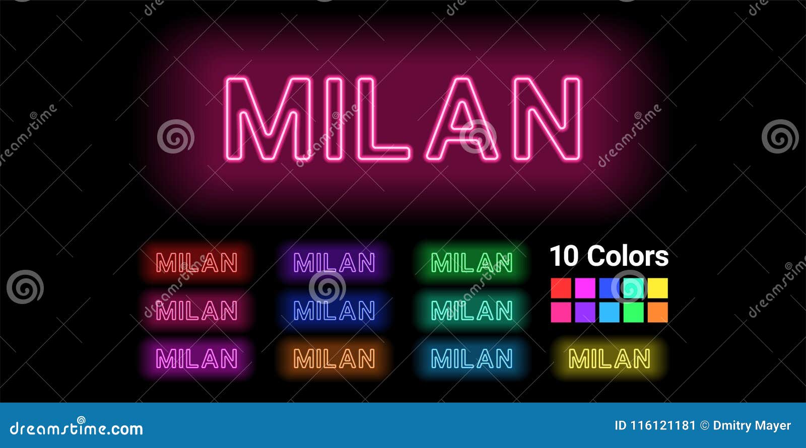 Milan Name Stock Illustrations – 117 Milan Name Stock Illustrations,  Vectors & Clipart - Dreamstime