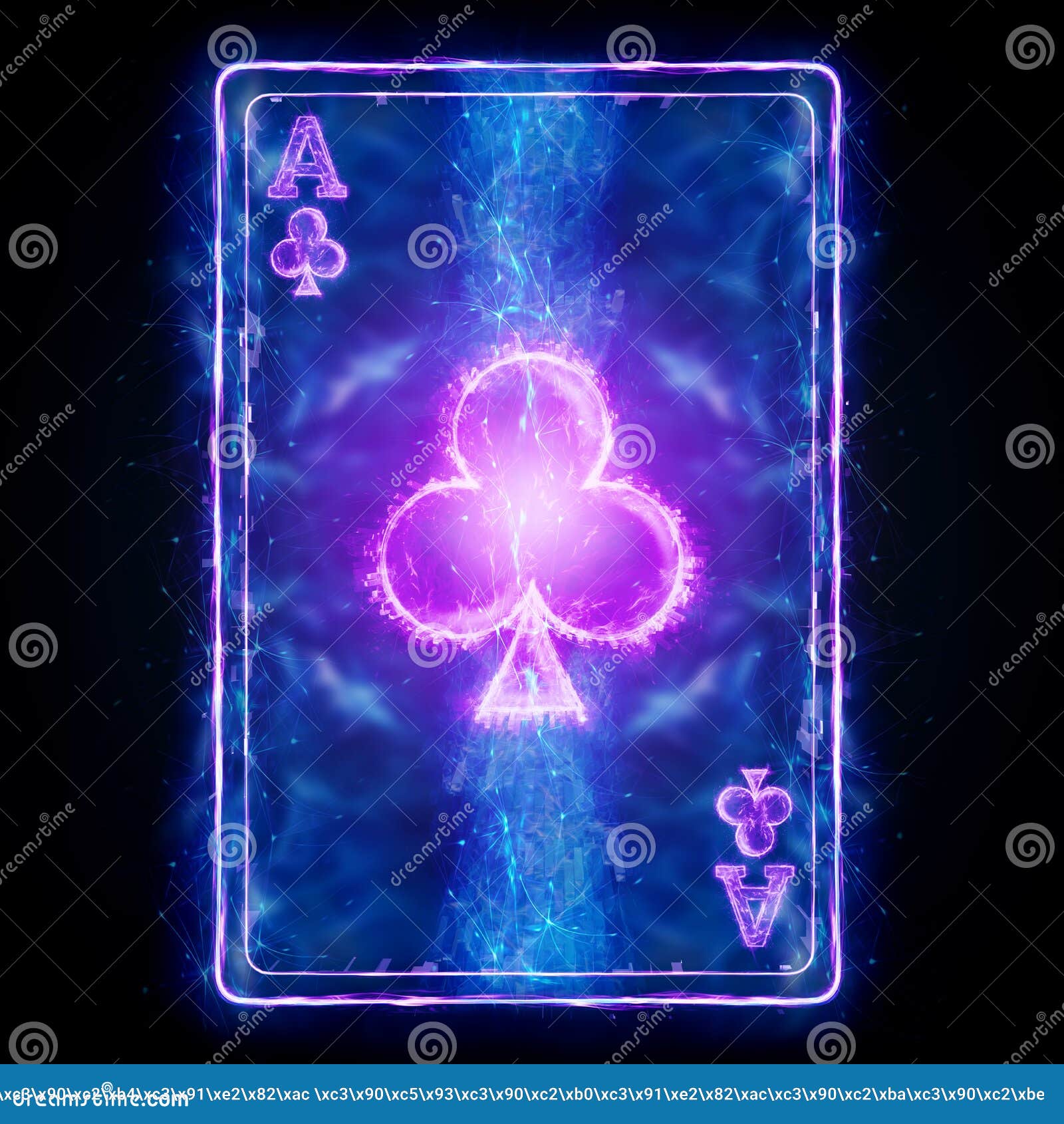 Neon deck of cards hotsell