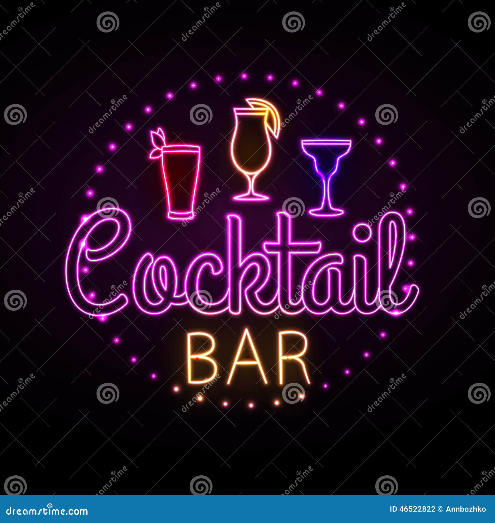 free vector circle line Cocktail bar vector. Image of stock Neon sign. light free vector circle line Cocktail bar vector. Image of stock Neon sign. light