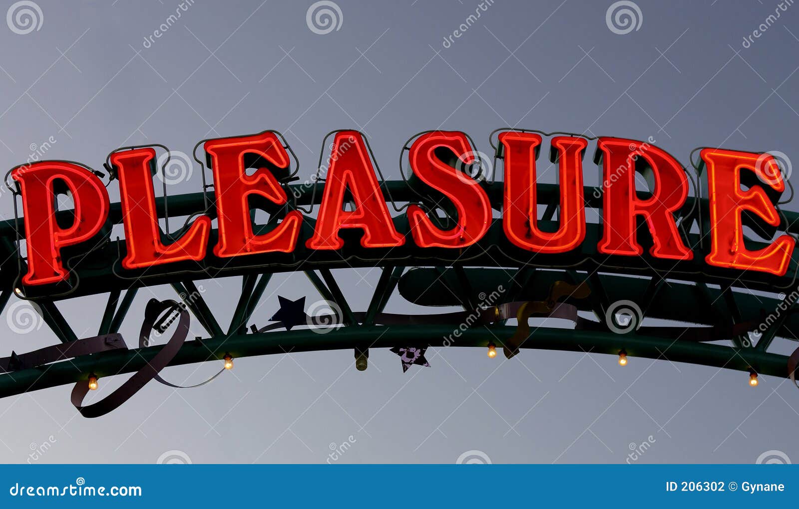 neon sign pleasure