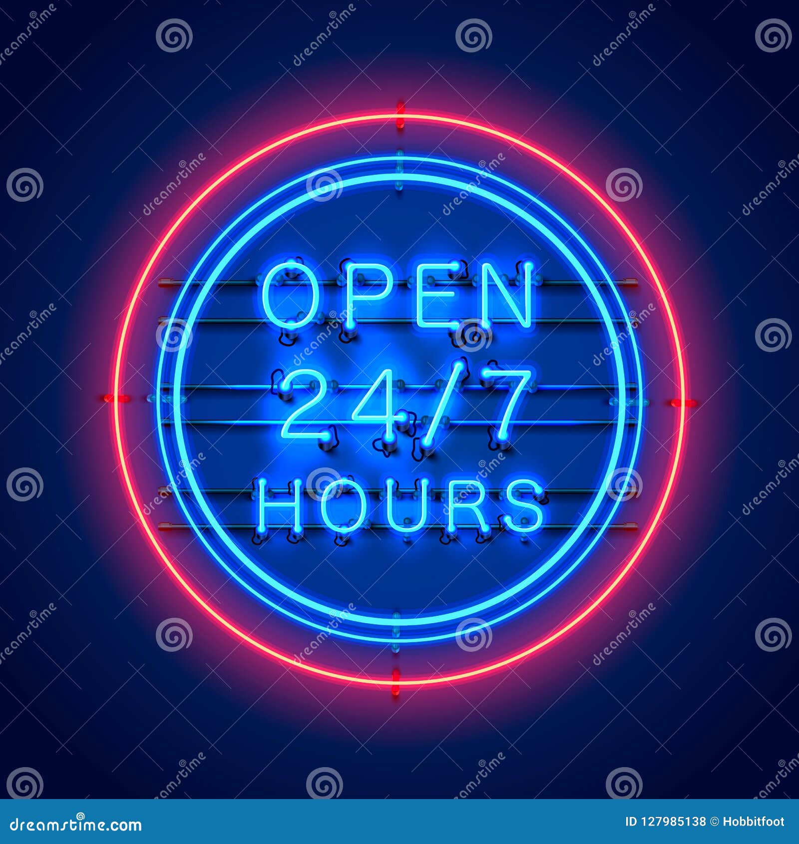 neon-signboard-24-7-open-hours-stock-vector-illustration-of