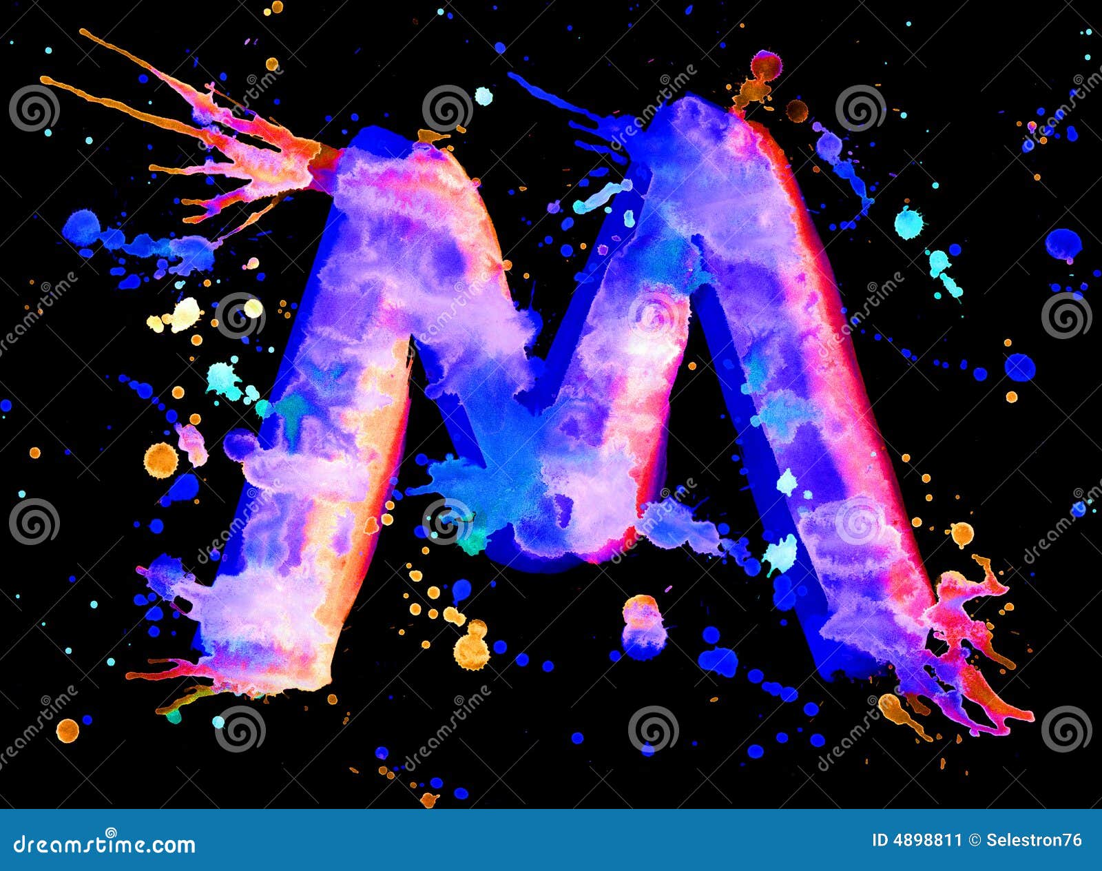 neon letter m neon letter m