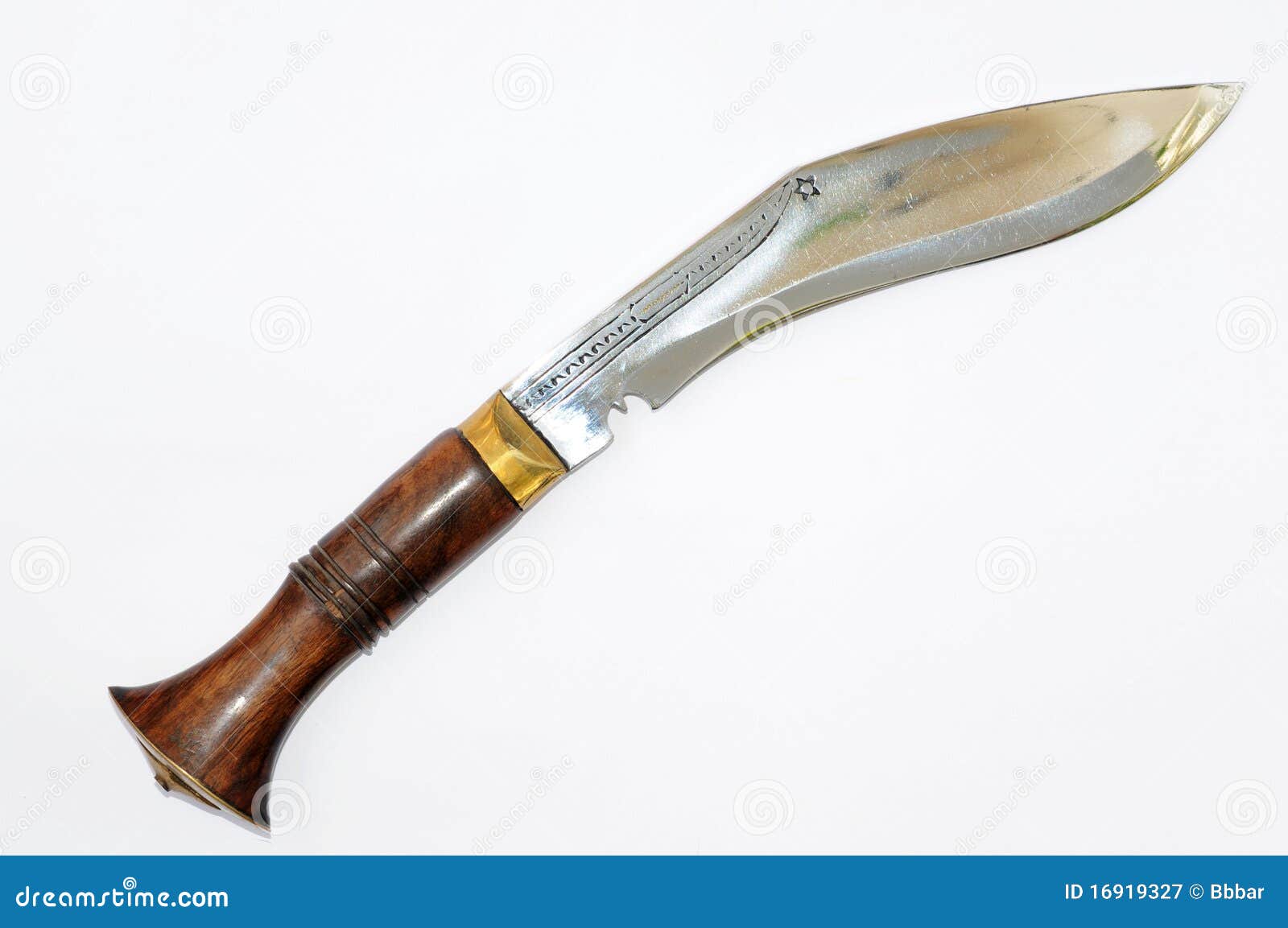 Nepal knife stock image. Image of blade, kukri, knife 16919327
