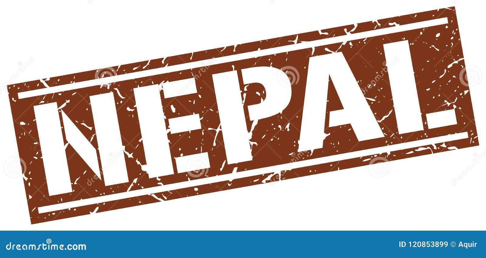 Nepal stamp stock vector. Illustration of label, seal 120853899