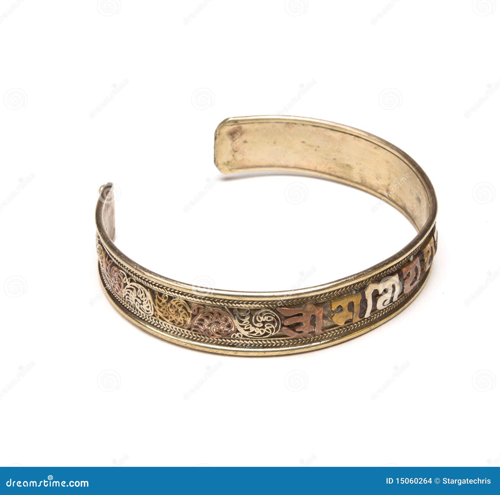 Nepalese bangle stock photo. Image of gold, accessory 15060264