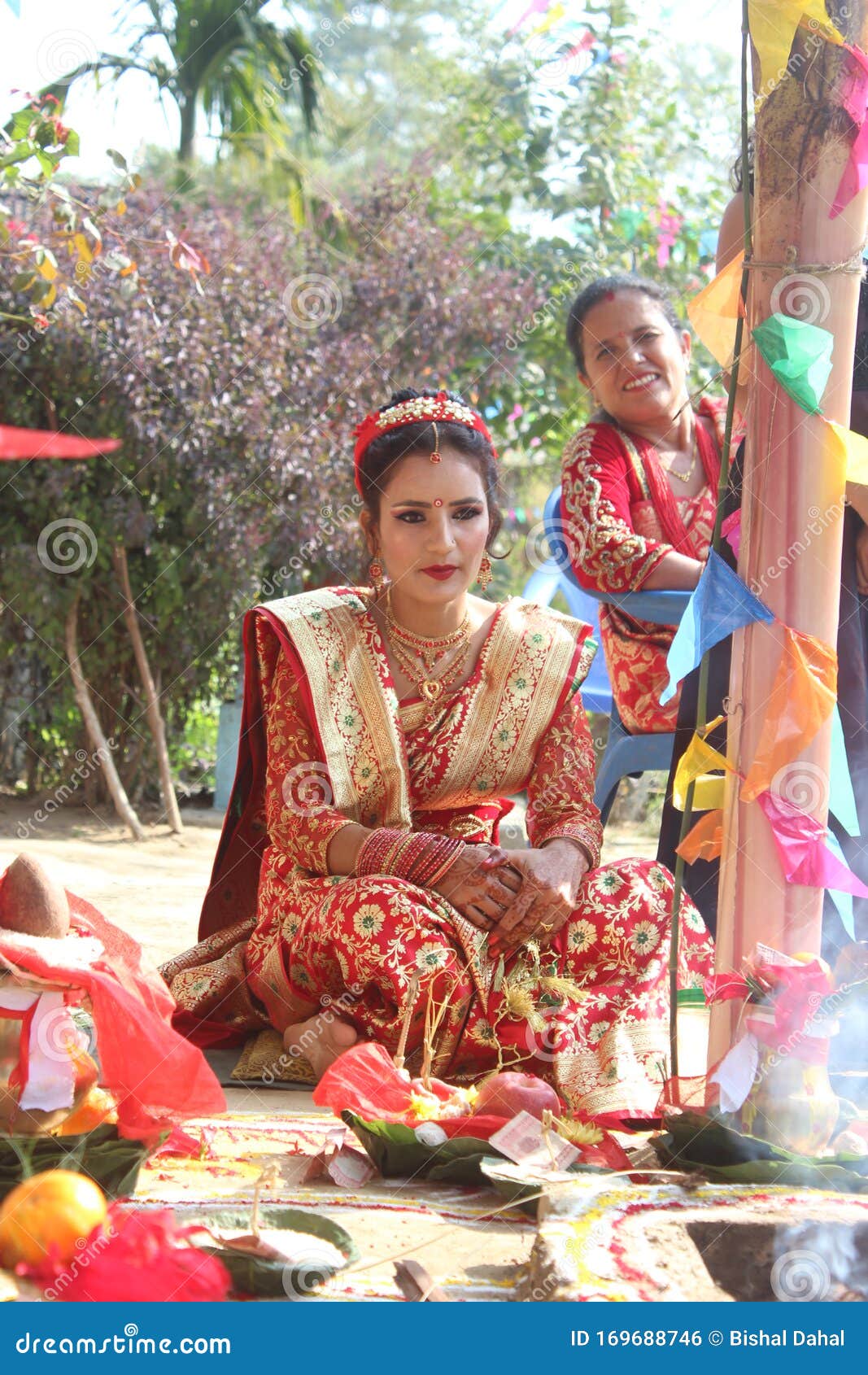 Nepali Girl In Her Wedding Editorial Photo Image Of Memory 169688746