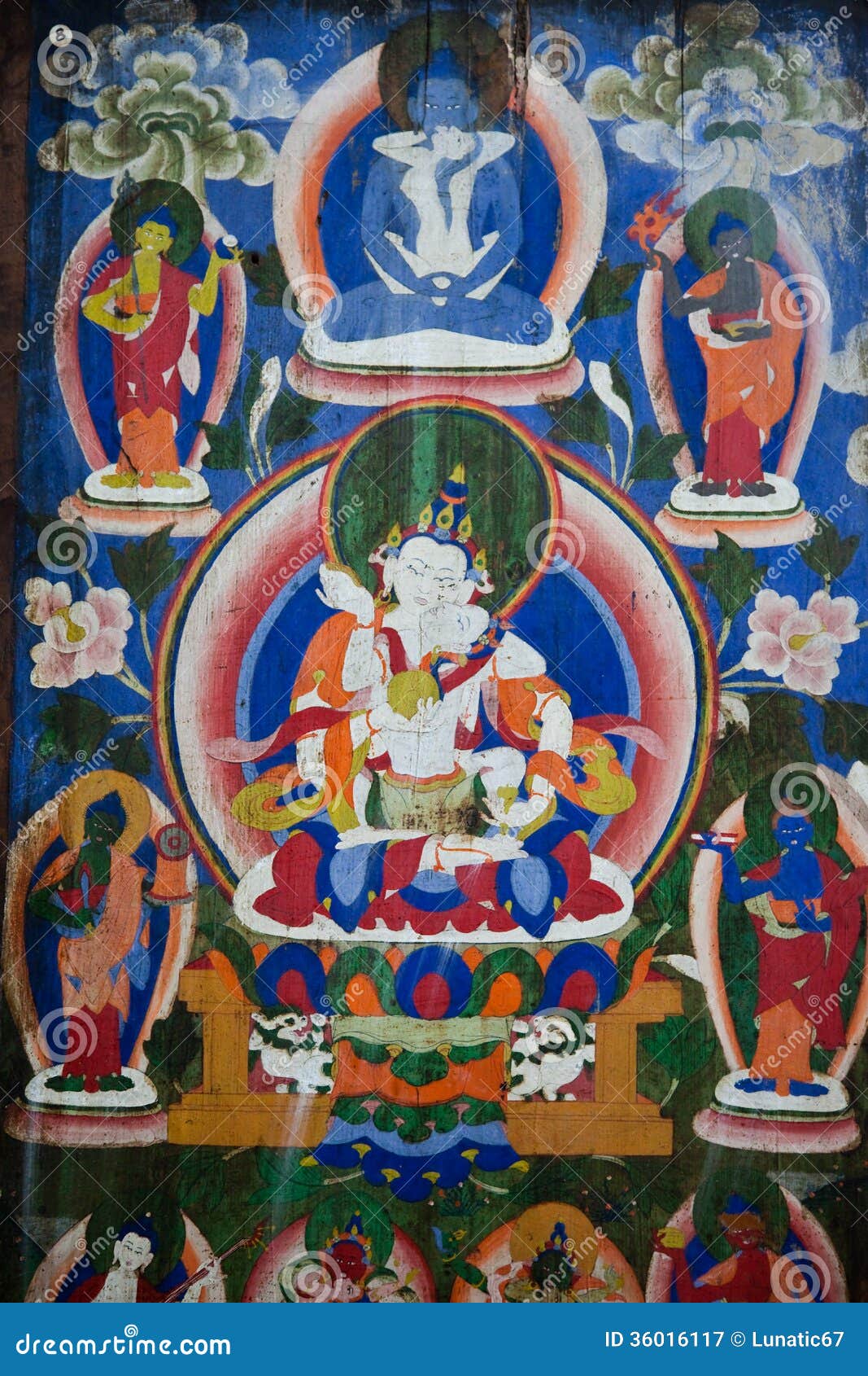 Nepali s painting stock image. Image of architecture 36016117