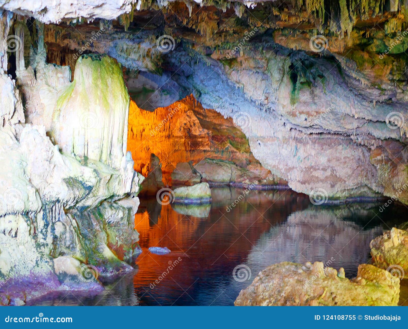 neptune`s grotto grotta di nettuno, capo caccia, alghero, sardinia, italy.