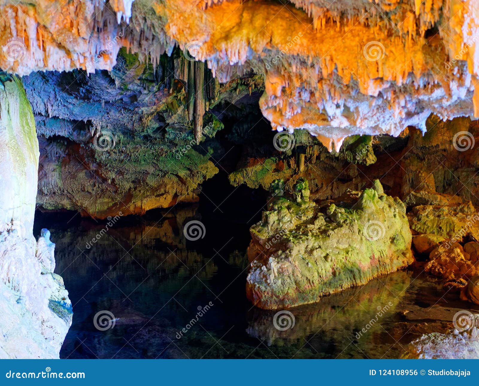 neptune`s grotto grotta di nettuno, capo caccia, alghero, sardinia, italy.