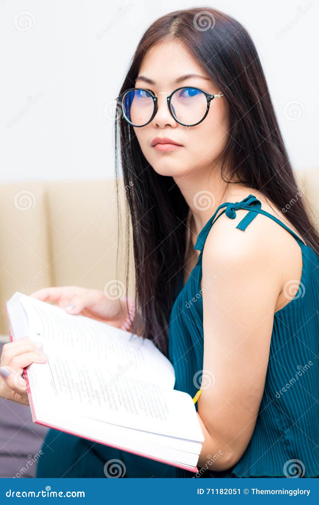 Nerdy Asian Teen