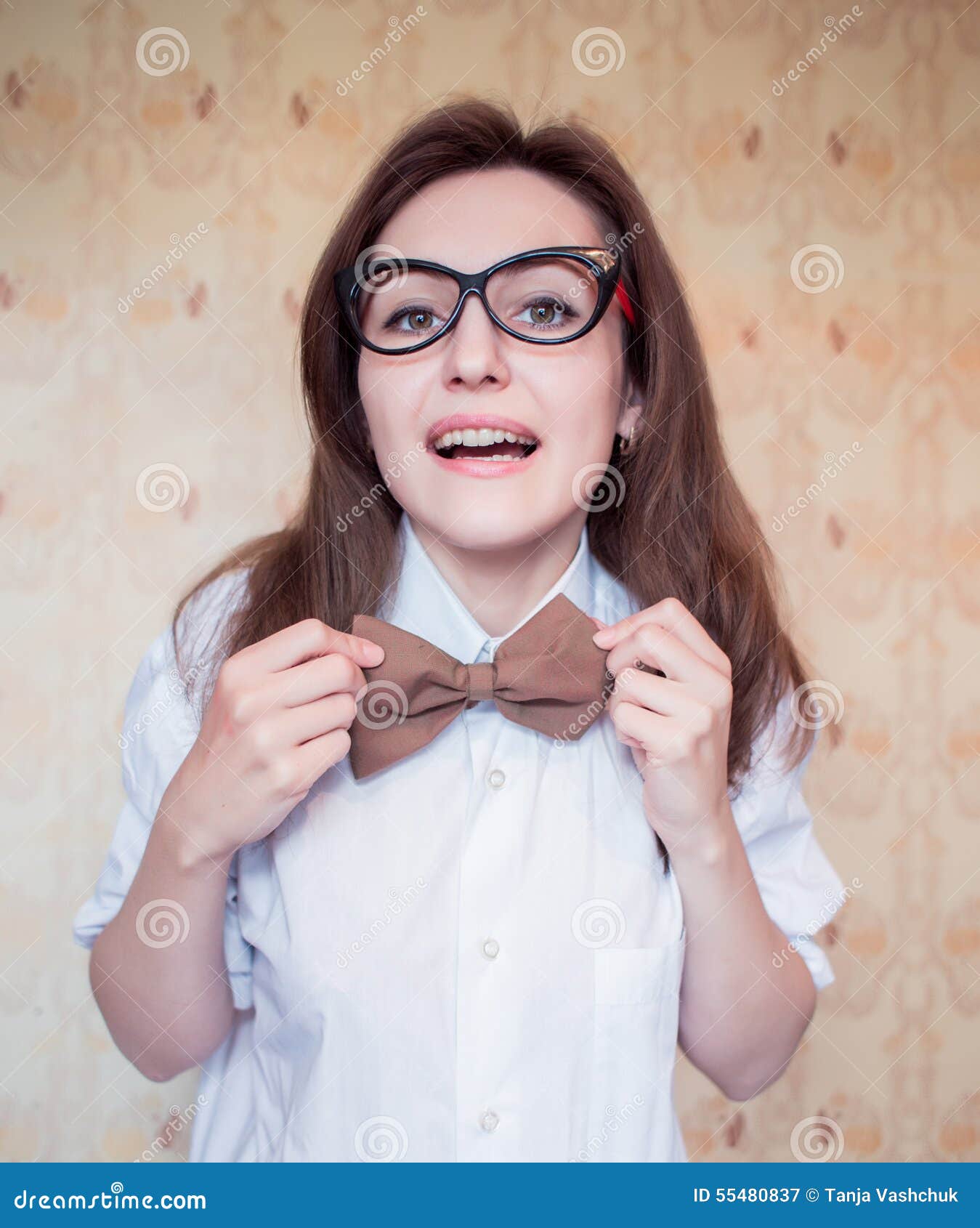 Nerd Stock Image Image Of Happy Lecturer Cute Emotion 55480837