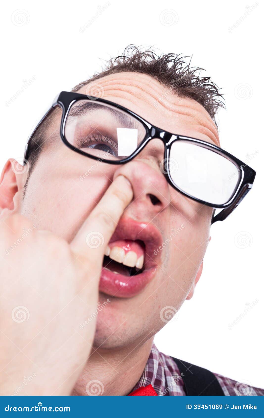 Nose Picker, Stock image