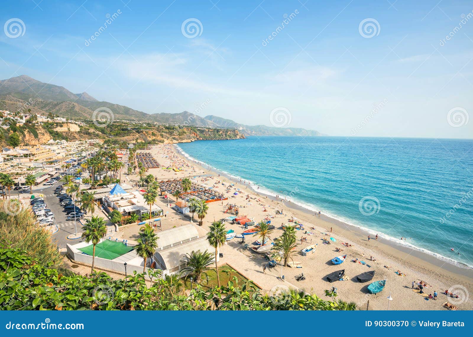 nerja beach. malaga province, costa del sol, andalusia, spain