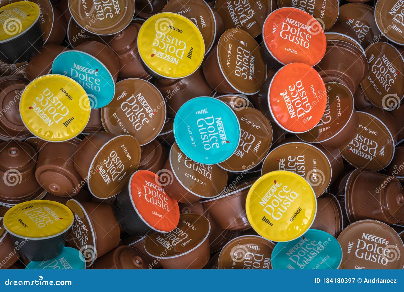 Nescafe Dolce Gusto Capsules Background Editorial Photography