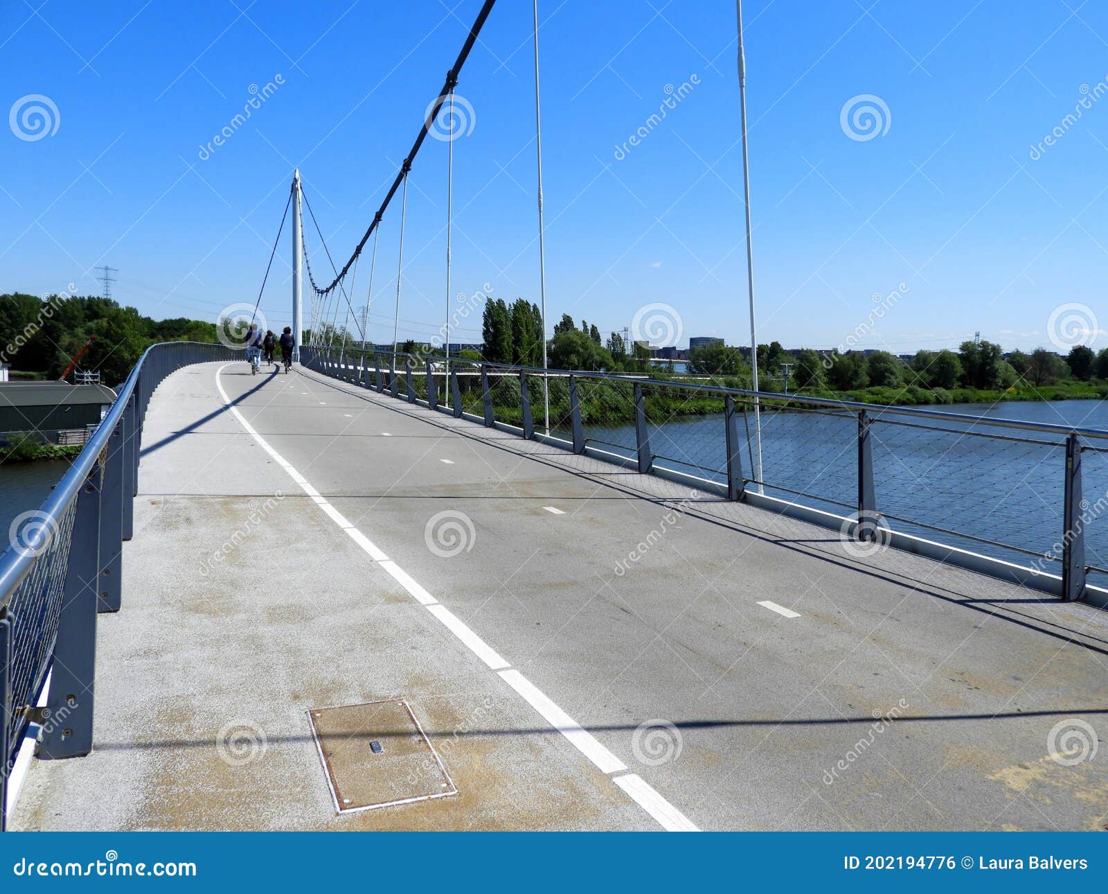 nesciobrug, bridge in amsterdam, the netherlands