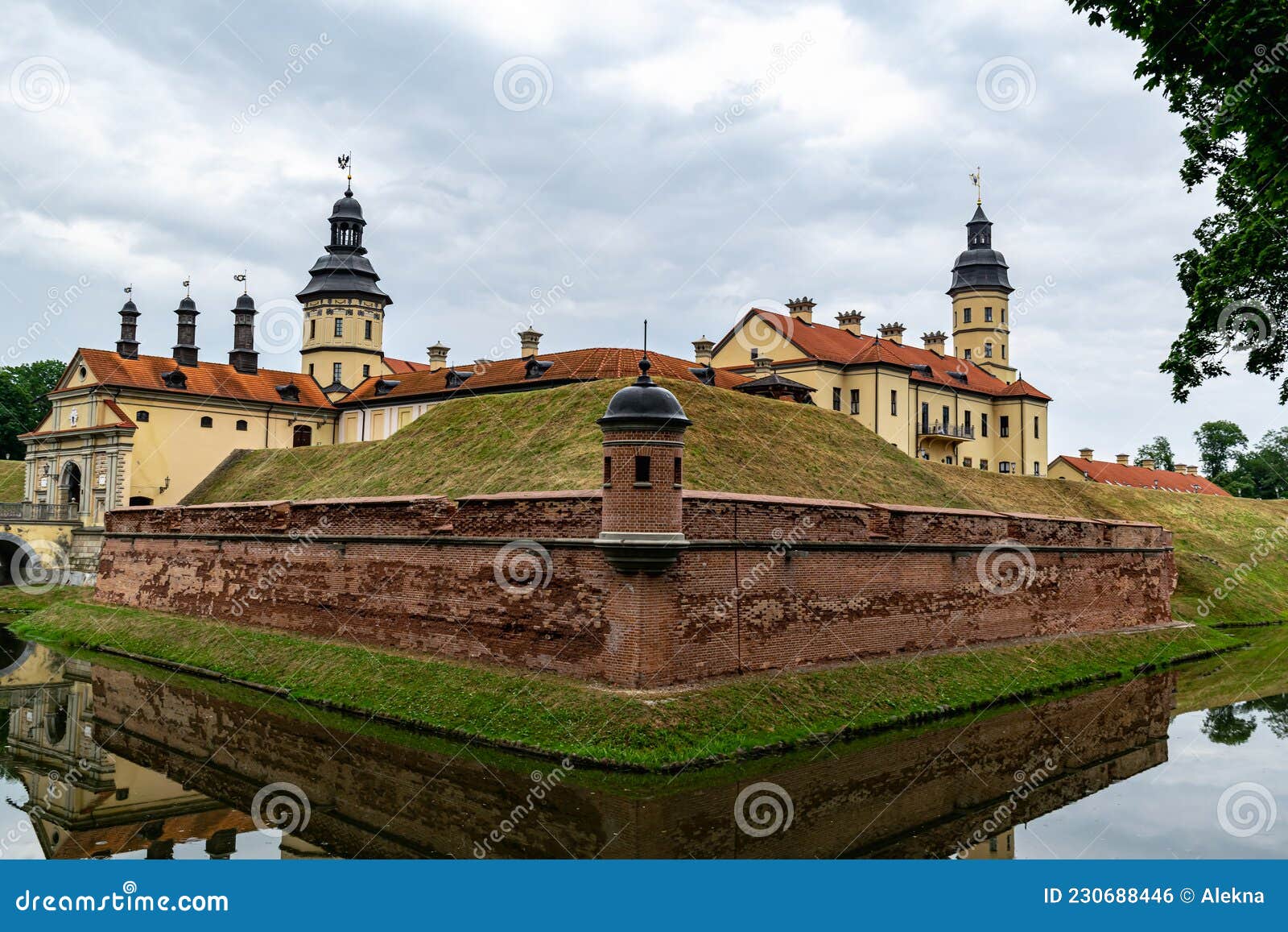 Nesvizh Belarus August 2021 Nesvizh Castle Of The Radziwills A