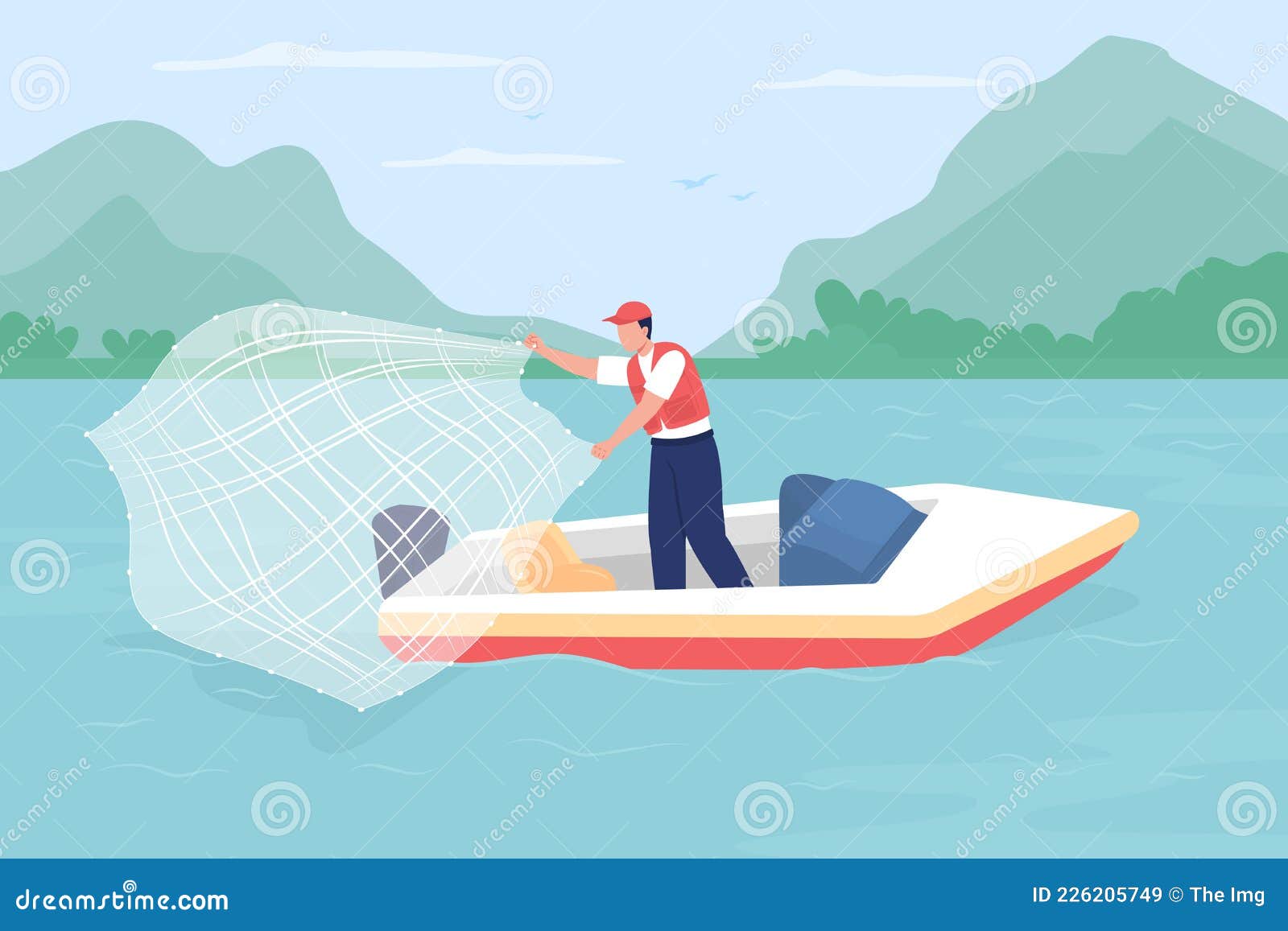 Fisherman Throwing Fishing Net Sea Stock Illustrations – 22 Fisherman  Throwing Fishing Net Sea Stock Illustrations, Vectors & Clipart - Dreamstime