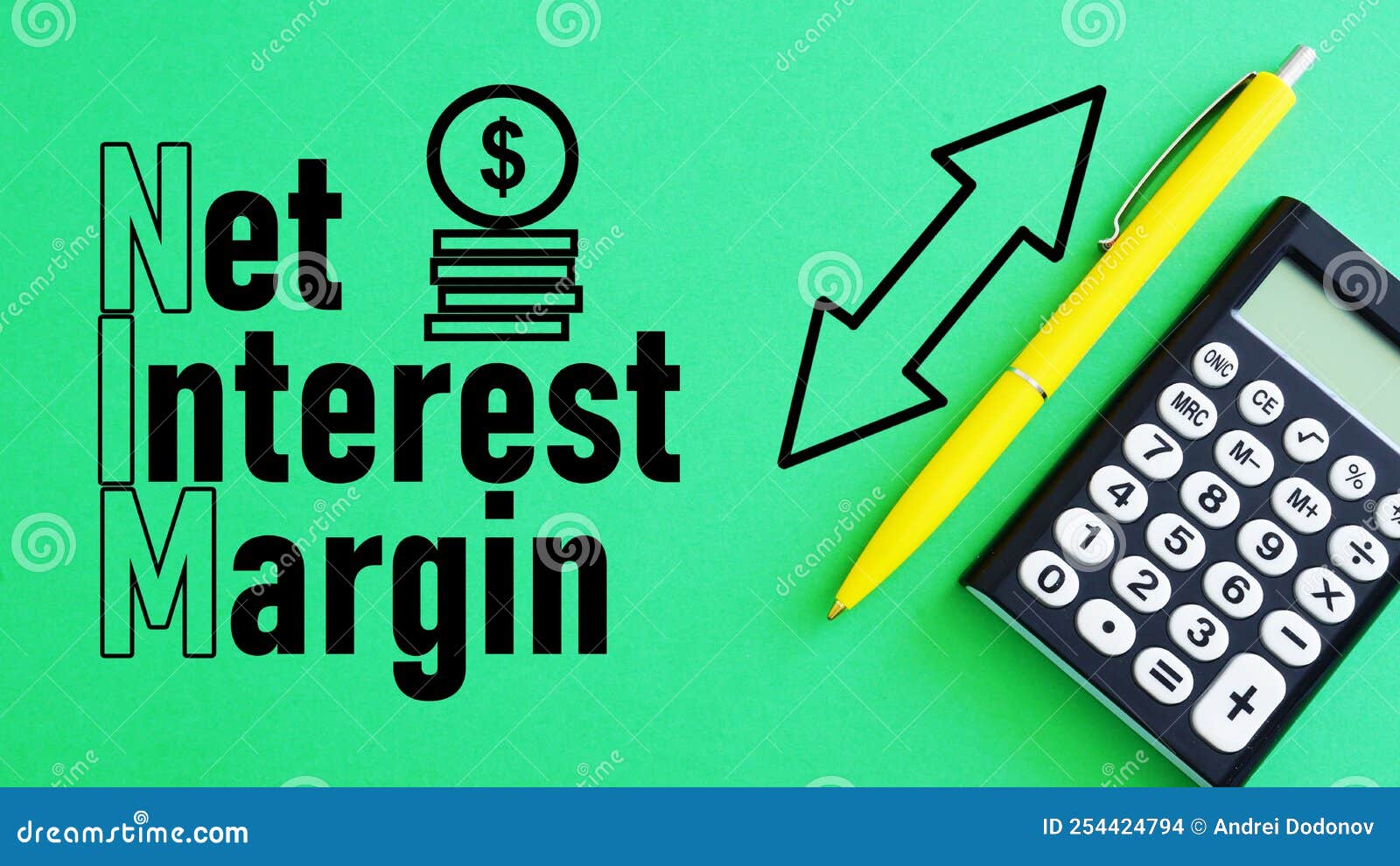 Net Interest Margin NIM is Shown Using the Text Stock Photo Image of abbreviation, concept