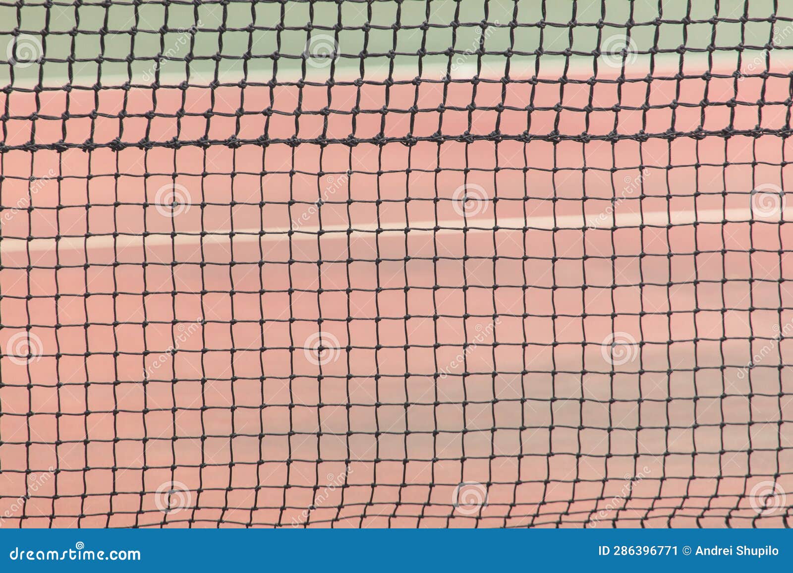 Net on the Tennis Court As an Abstract Background. Texture Stock Image