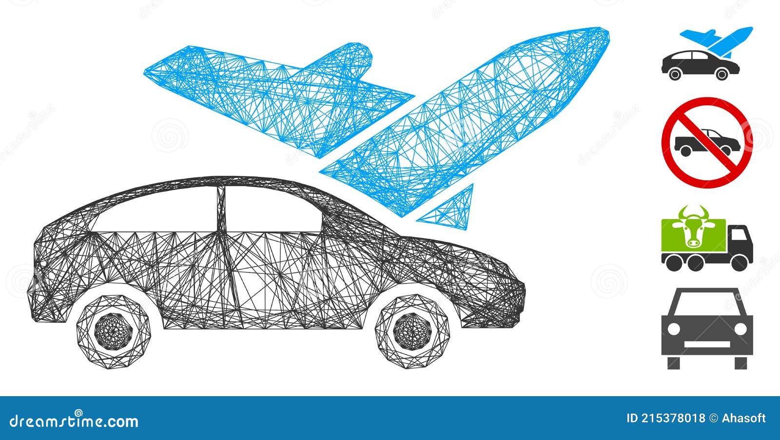 Net Transport Vector Mesh stock vector. Illustration of transport