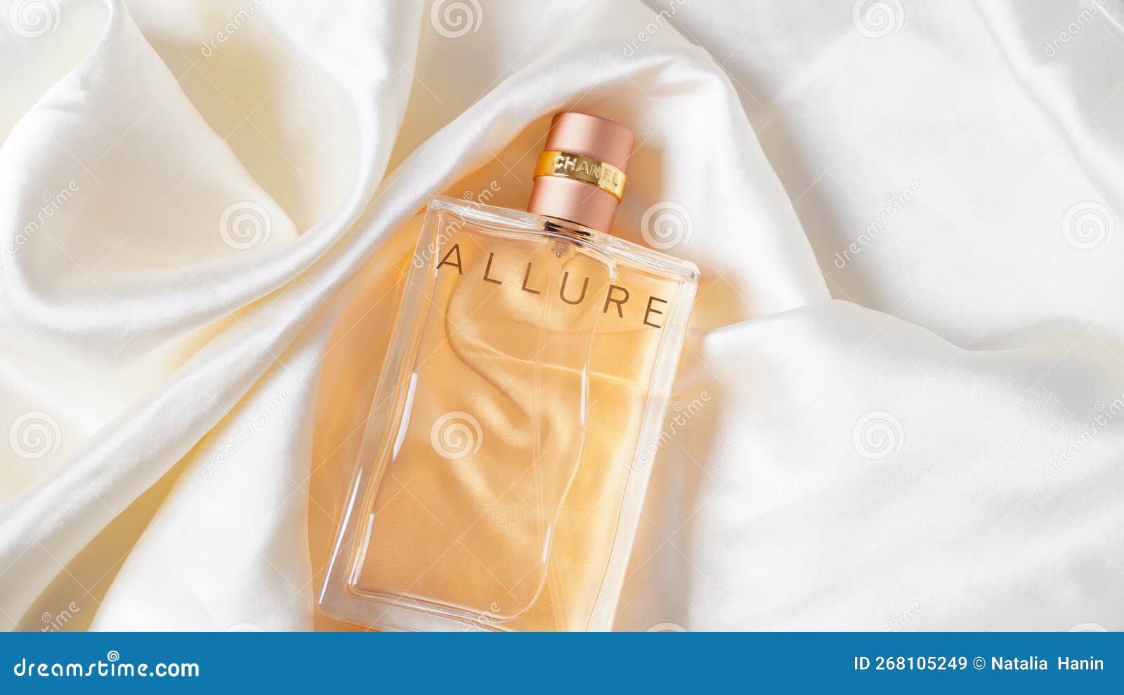 Israel - November 18, 2022: a Bottle of Chanel Perfume. Allure