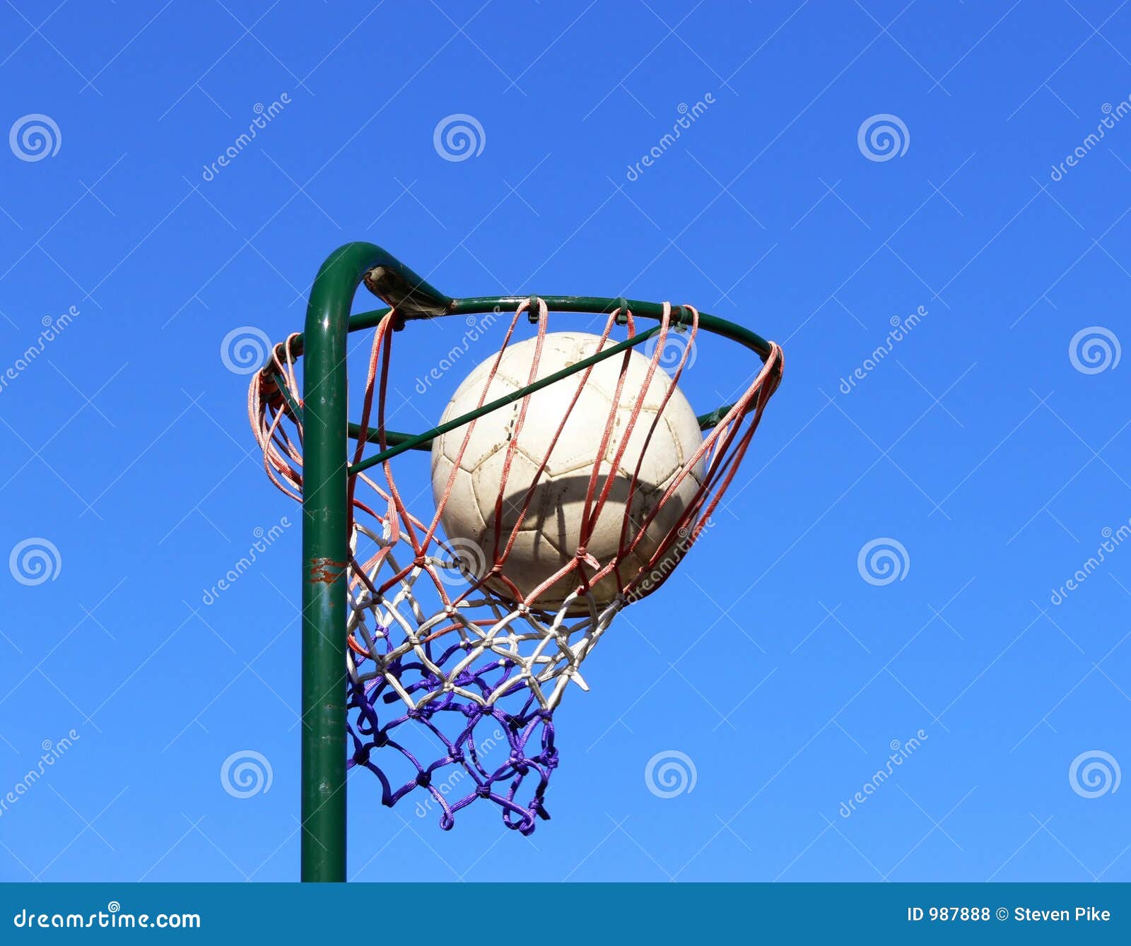 Netball Basket And Ball Royalty Free Stock Photos Image 987888