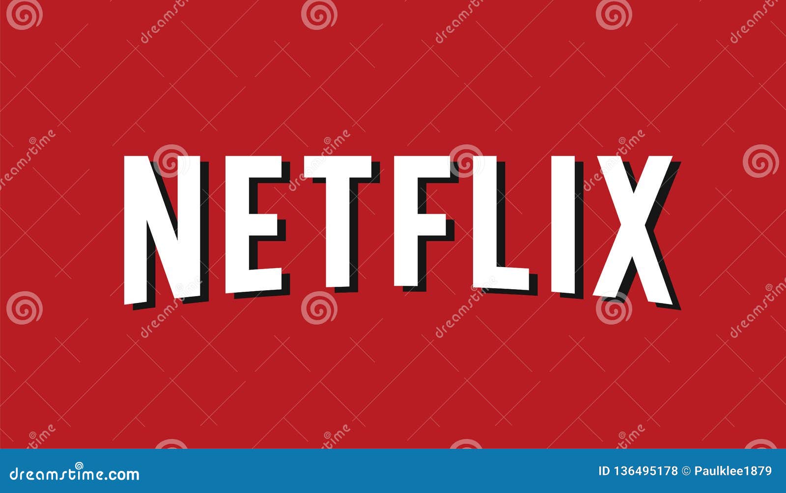 Netflix Logo Editorial Vector Editorial Stock Photo Illustration of