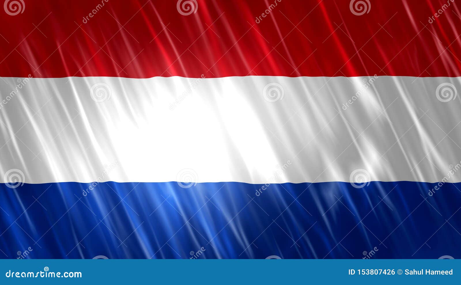 Netherlands Flag stock illustration. Illustration of nation - 153807426