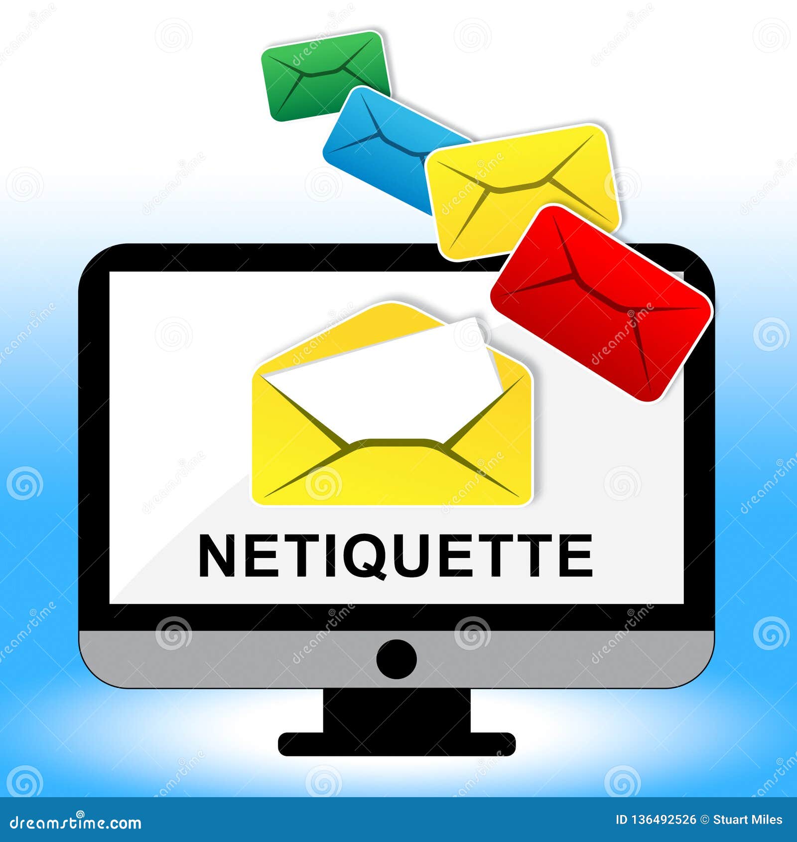 netiquette polite online behavoir or web etiquette - 2d 