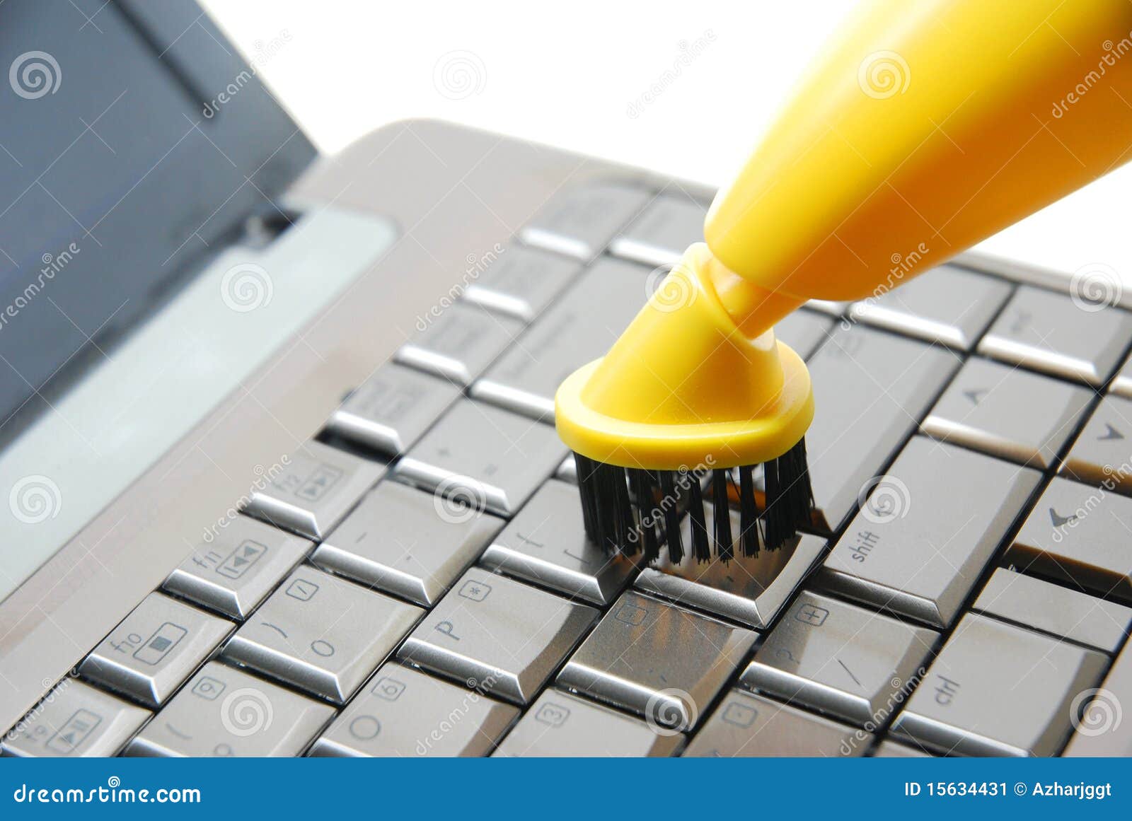 Nettoyage De Clavier Numérique Image stock - Image du clavier, cahier:  15634431