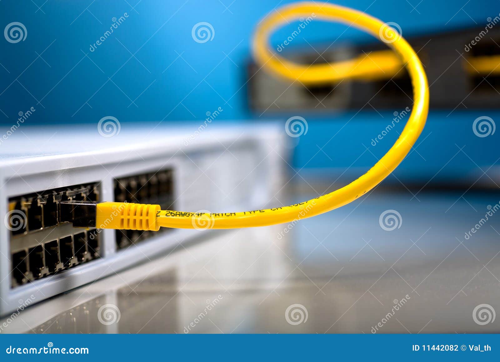 Network equipment stock photo. Image of socket, network 11442082