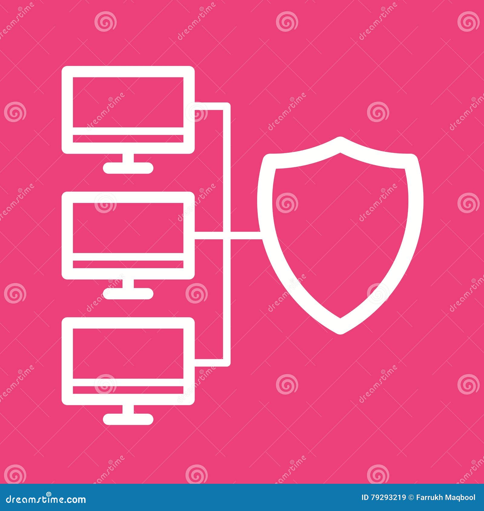 Network Protection stock vector. Illustration of privacy 79293219