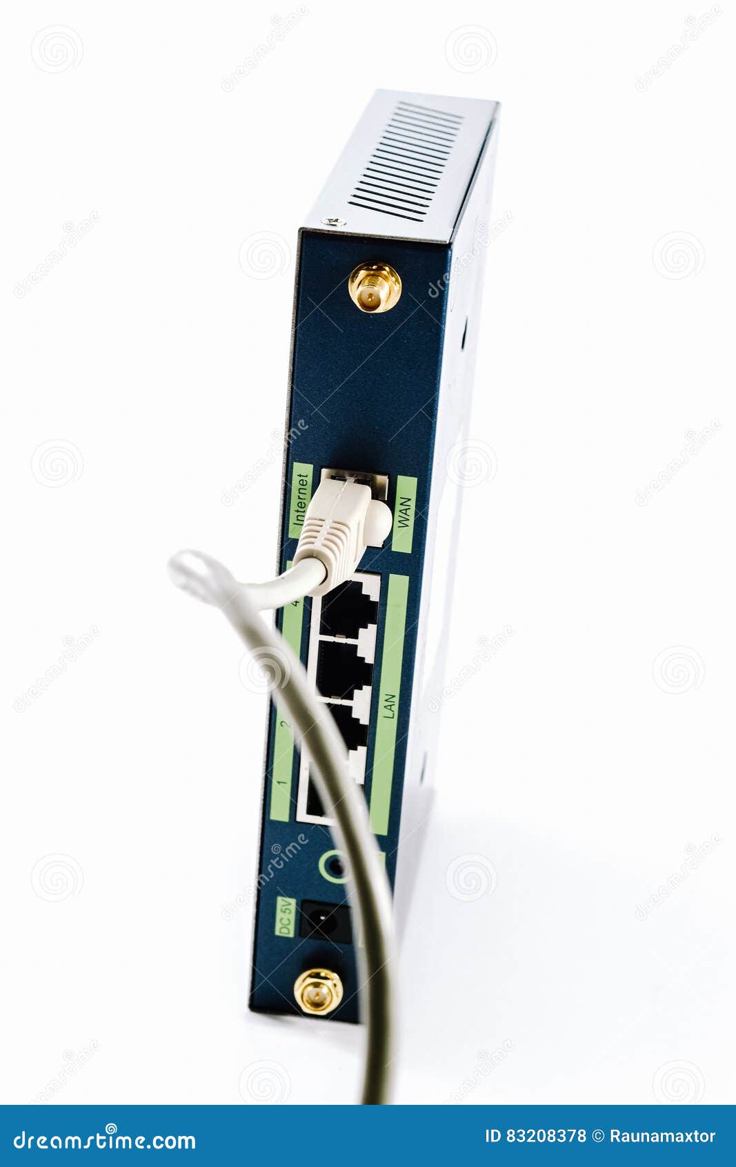 Network router stock photo. Image of port, network, power 83208378