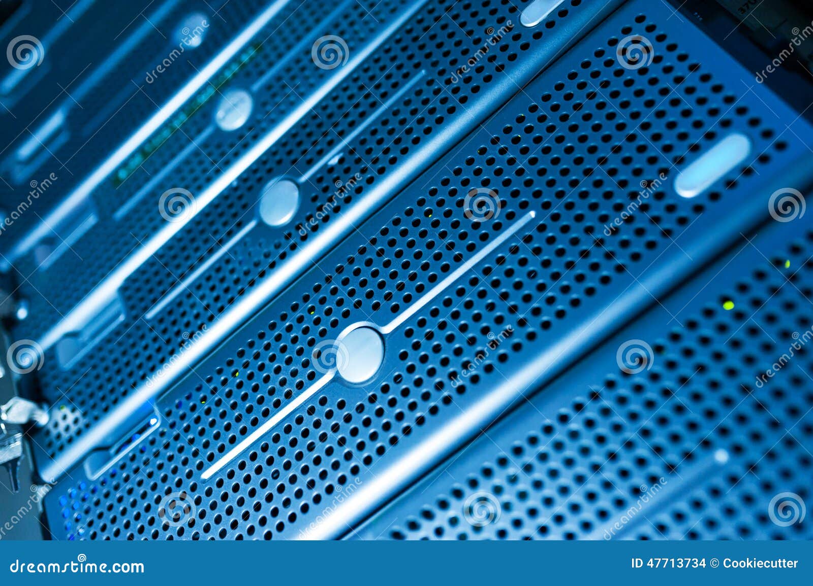 network servers in data room