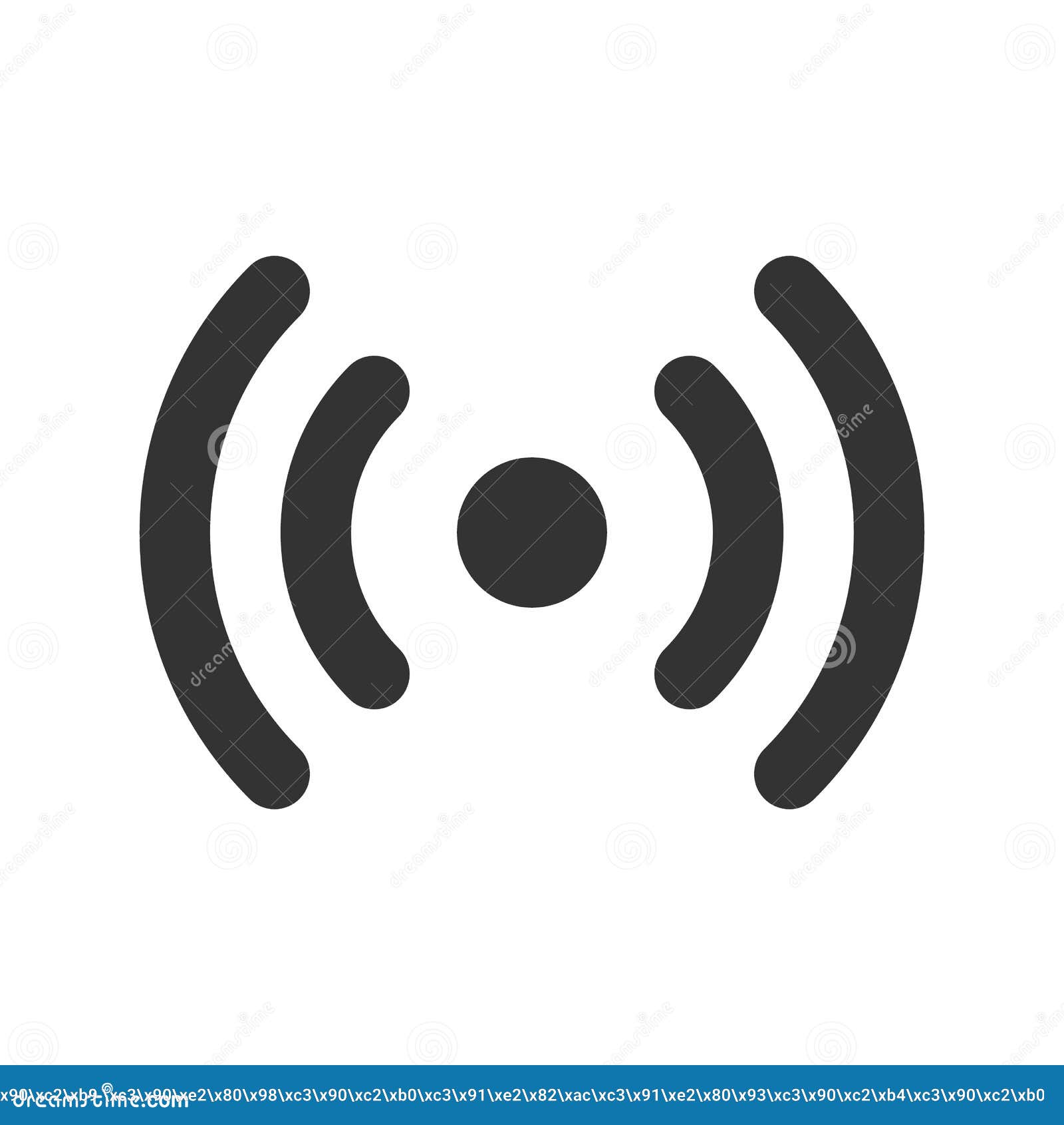 network signal icon  on the white background