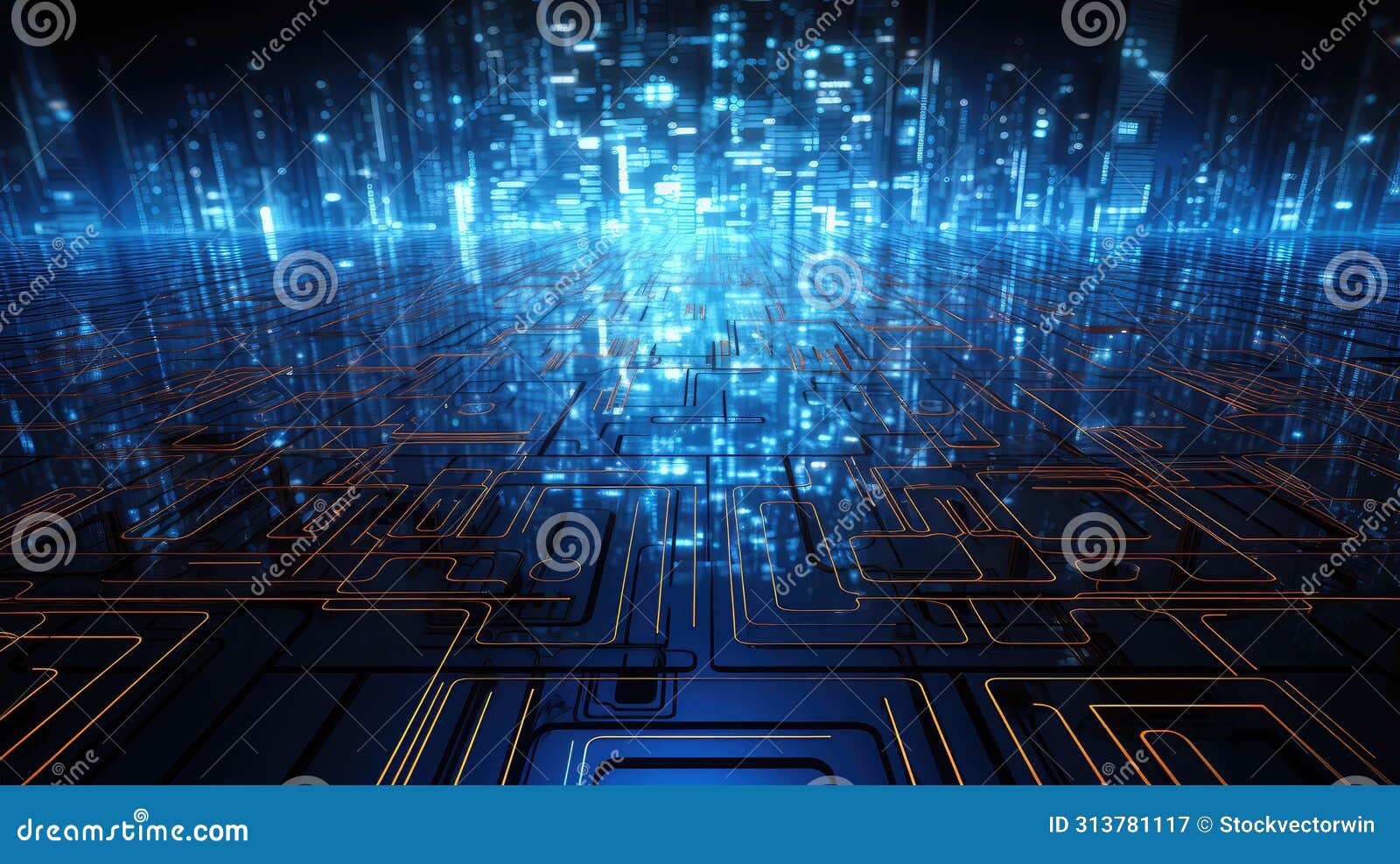 network technology backdrop