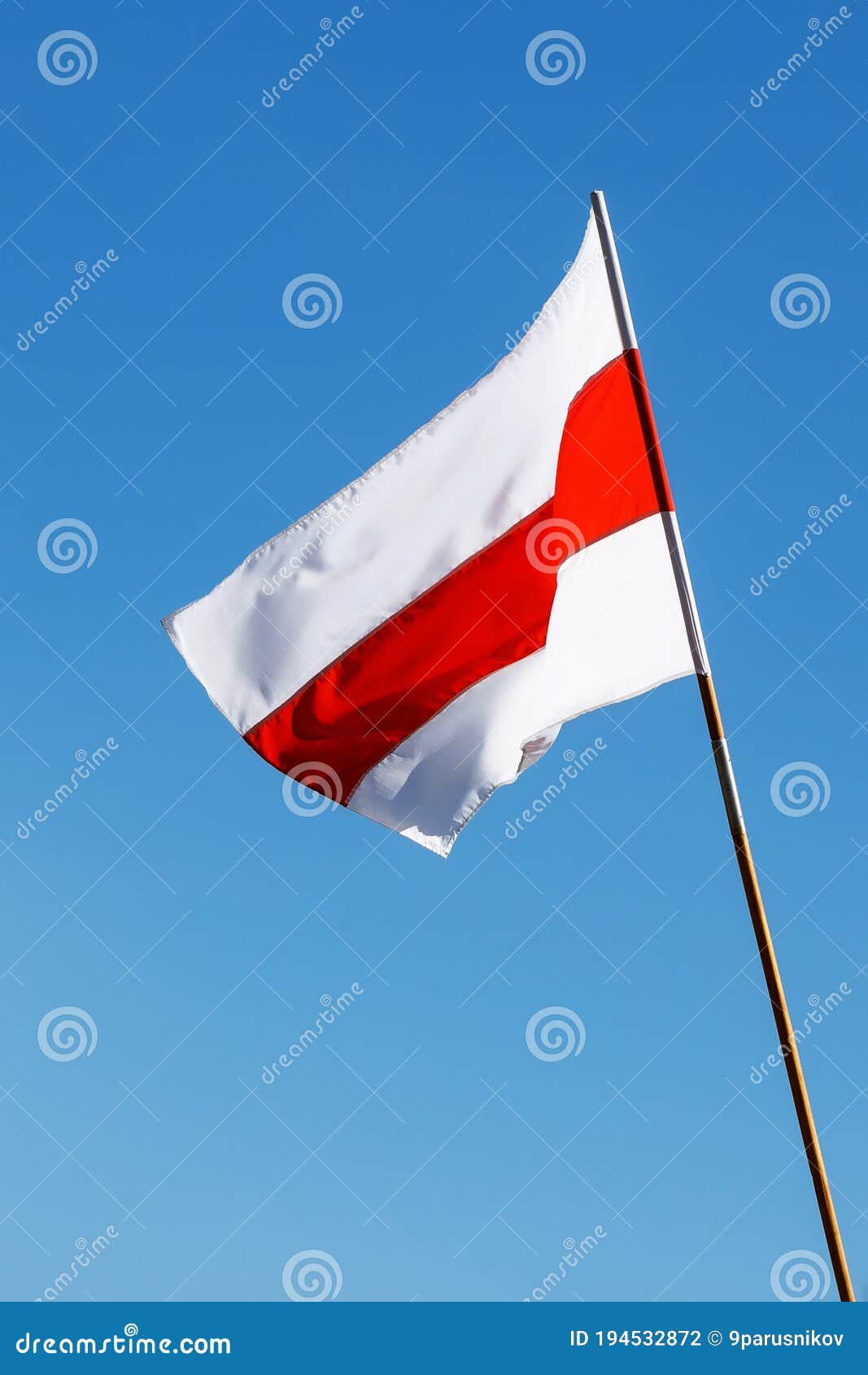 Aerlxembrae Neu 30x45cm 12x18inch Weißrussland Weißer Ritter Pagonya Flagge  für Autofenster Benutzerdefinierte Weißrussland Autoflaggen