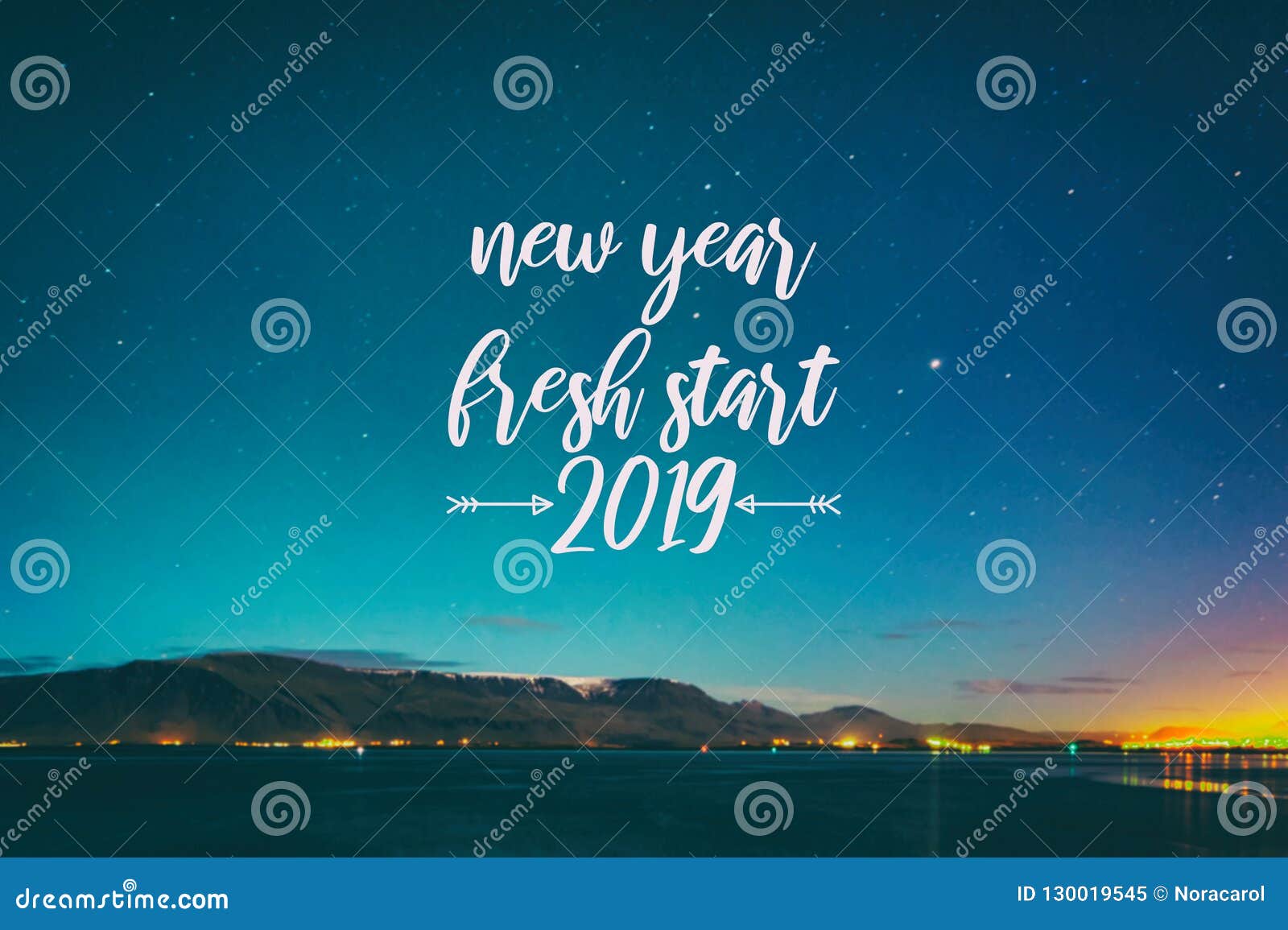 Neues Jahr Neustart 2019 Stockbild Bild Von Feier 130019545