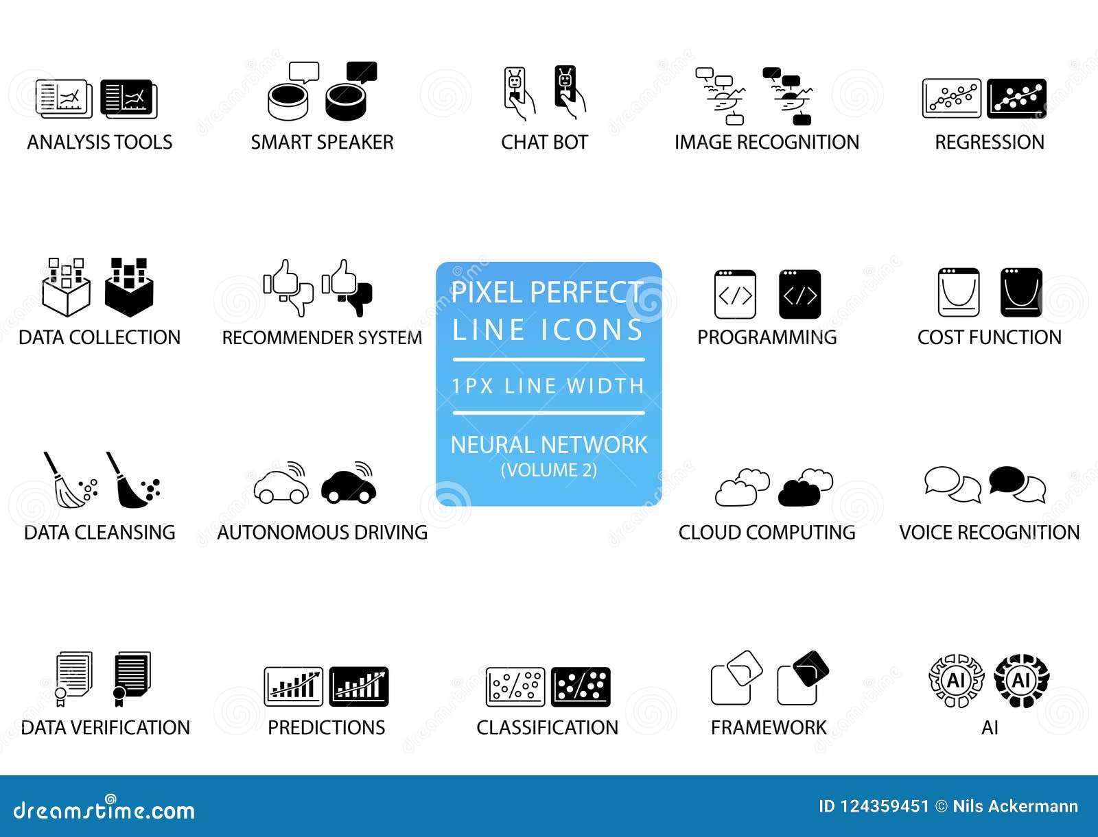 Deep Learning Vector Line Icons Set Deep Learning Neural Networks Deep Learning Vector Line Icons Set Deep Learning Neural Networks