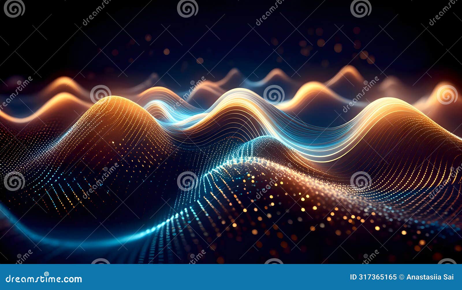 neuro waves, 3d background