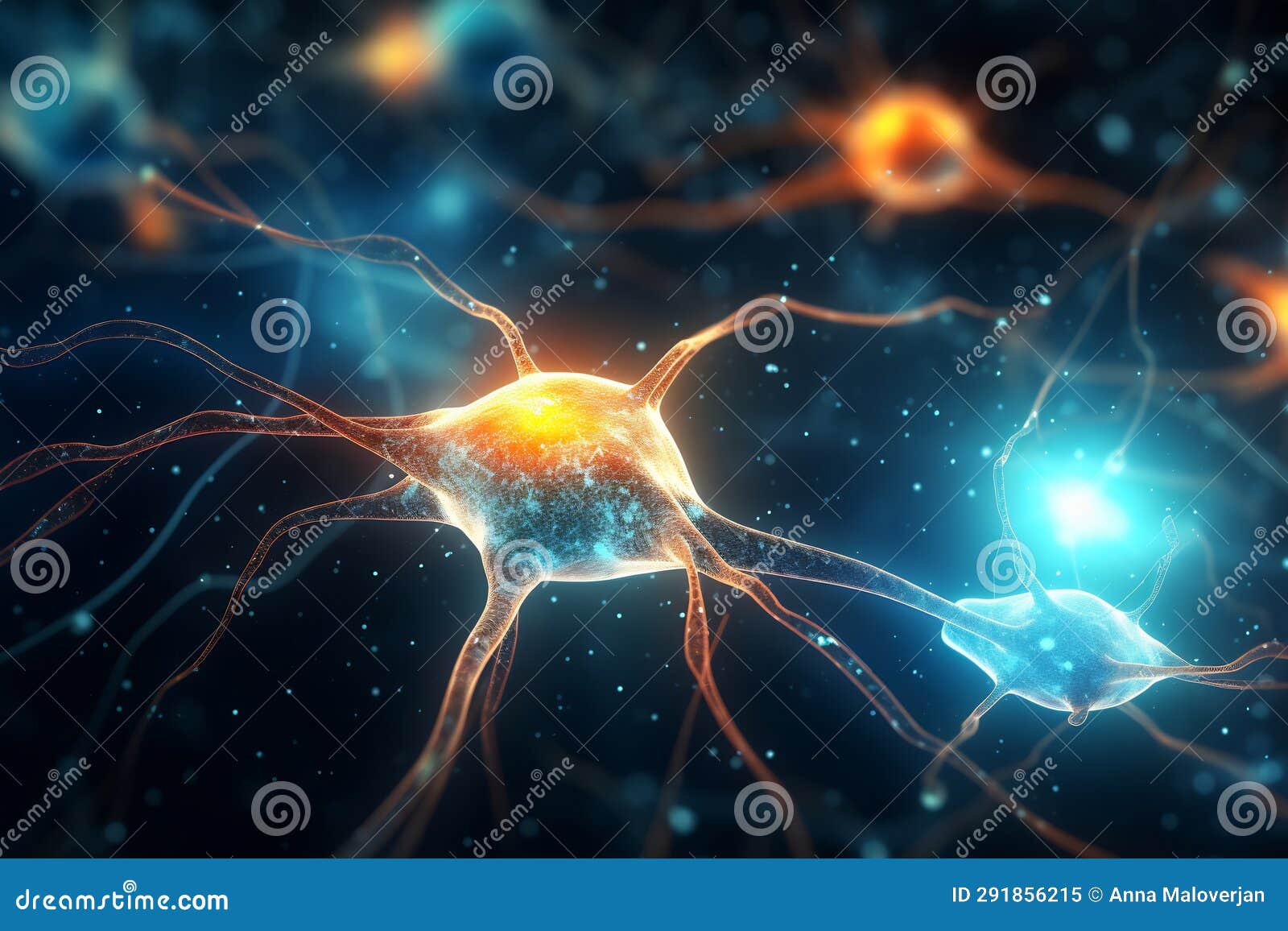 Neuronal Network with Electrical Activity of Neuron Cells. Neuroscience ...